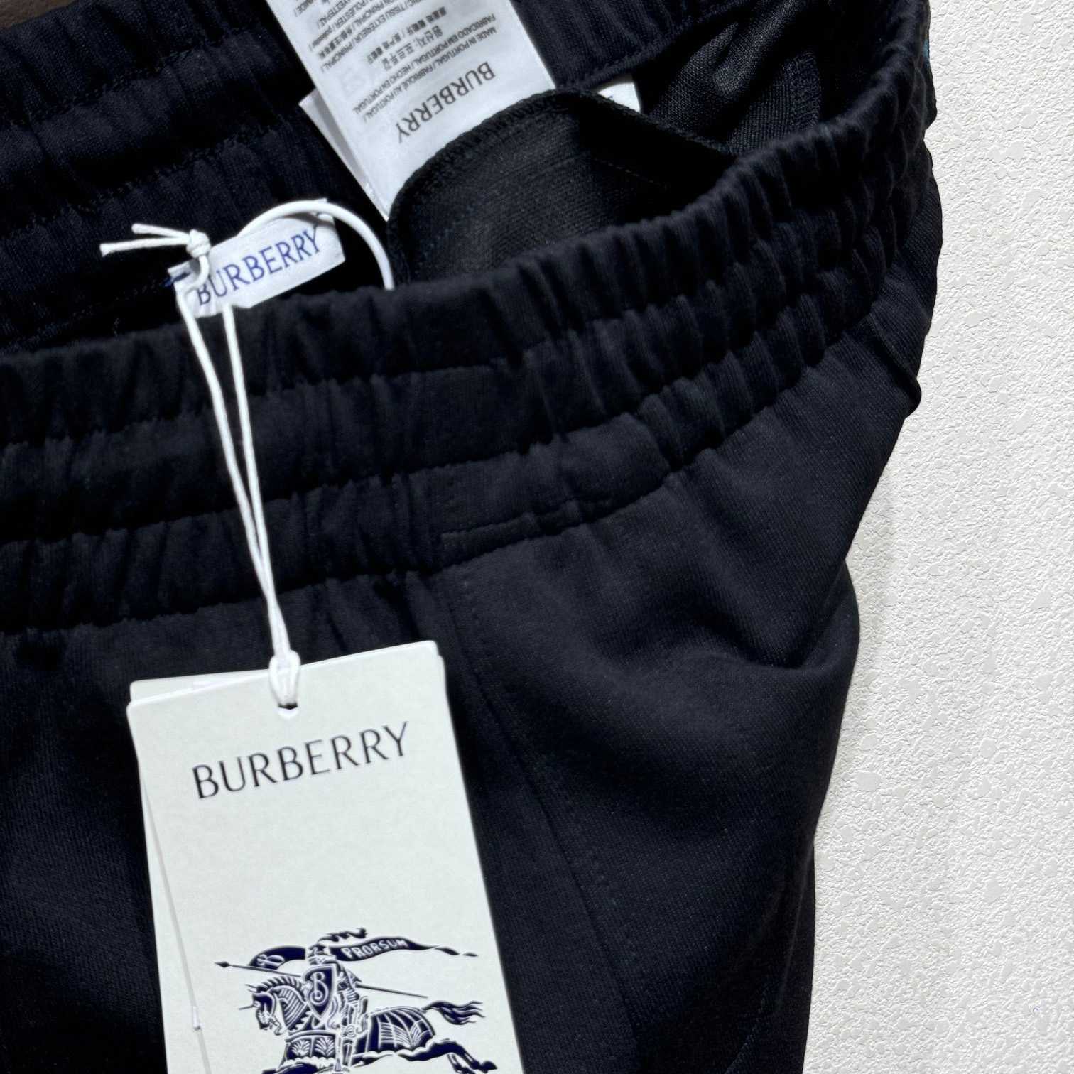 Burberry Striped Jersey Track Pants - FashionPlug