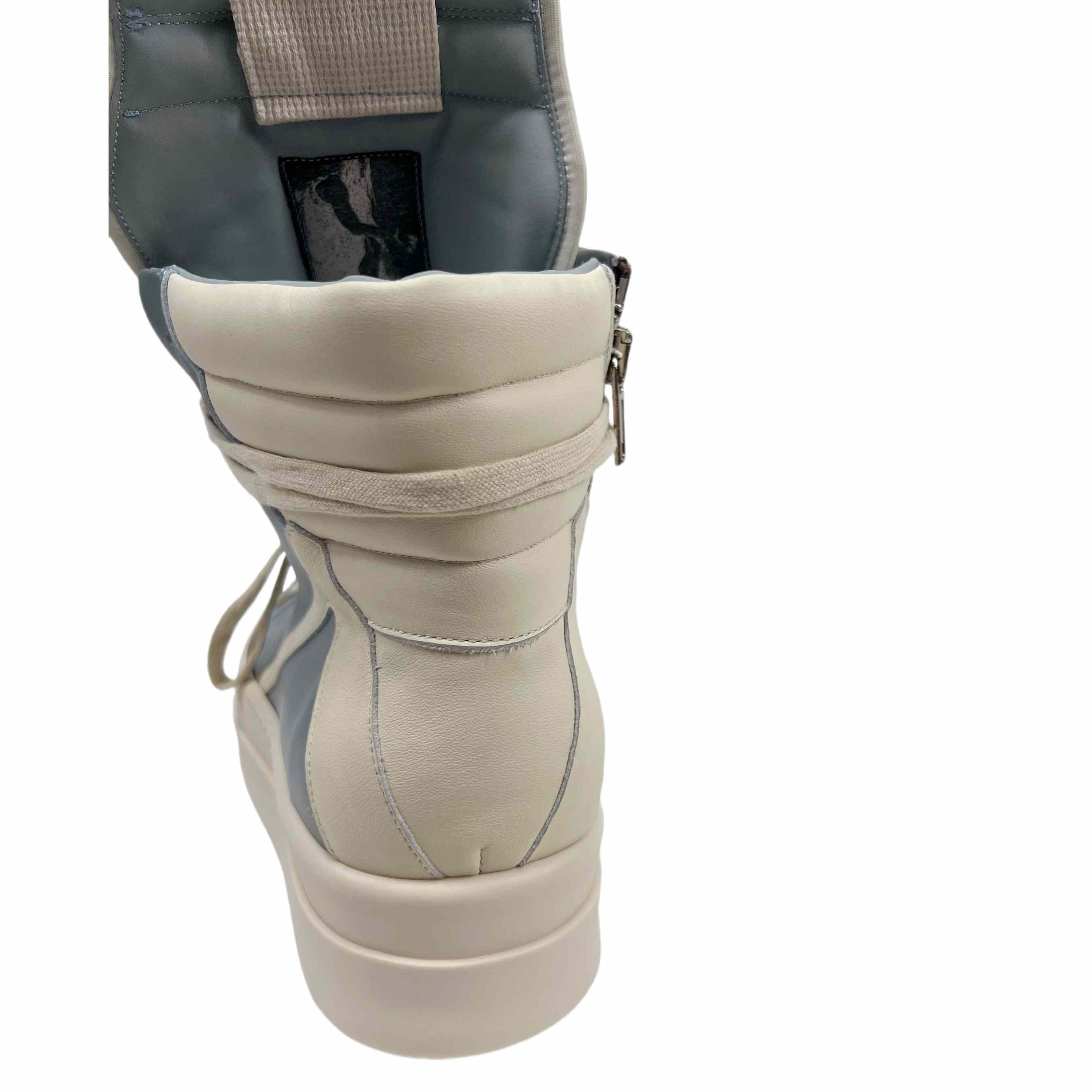 Rick Owens Geobasket High-Top Sneakers - FashionPlug