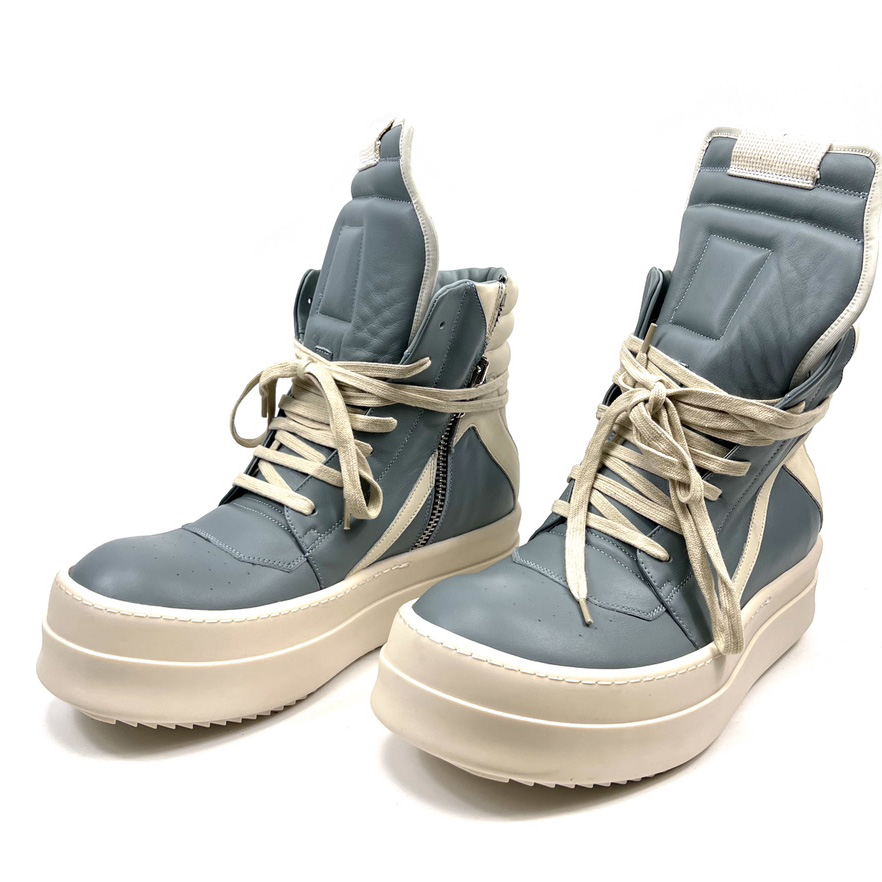 Rick Owens Geobasket High-Top Sneakers - FashionPlug