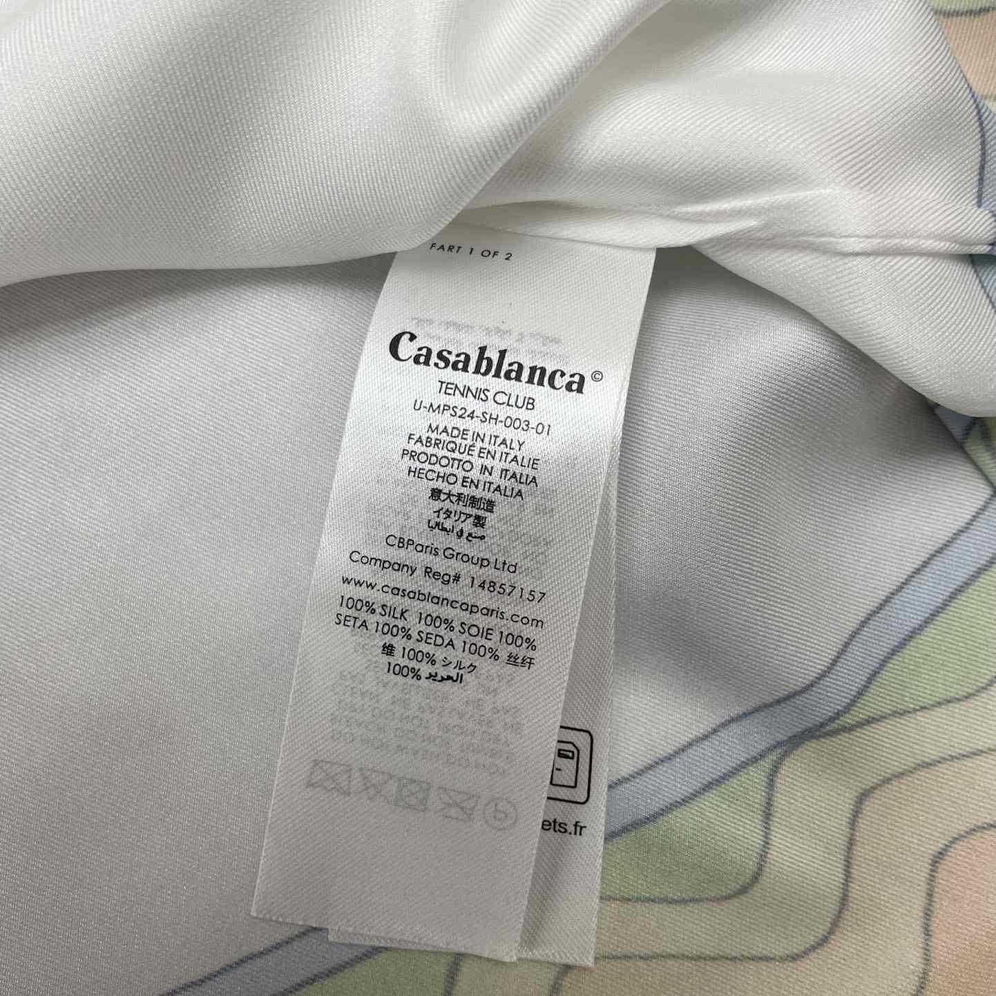 Casablanca - Afro Cubism Silk Shirt    CA3459     - FashionPlug