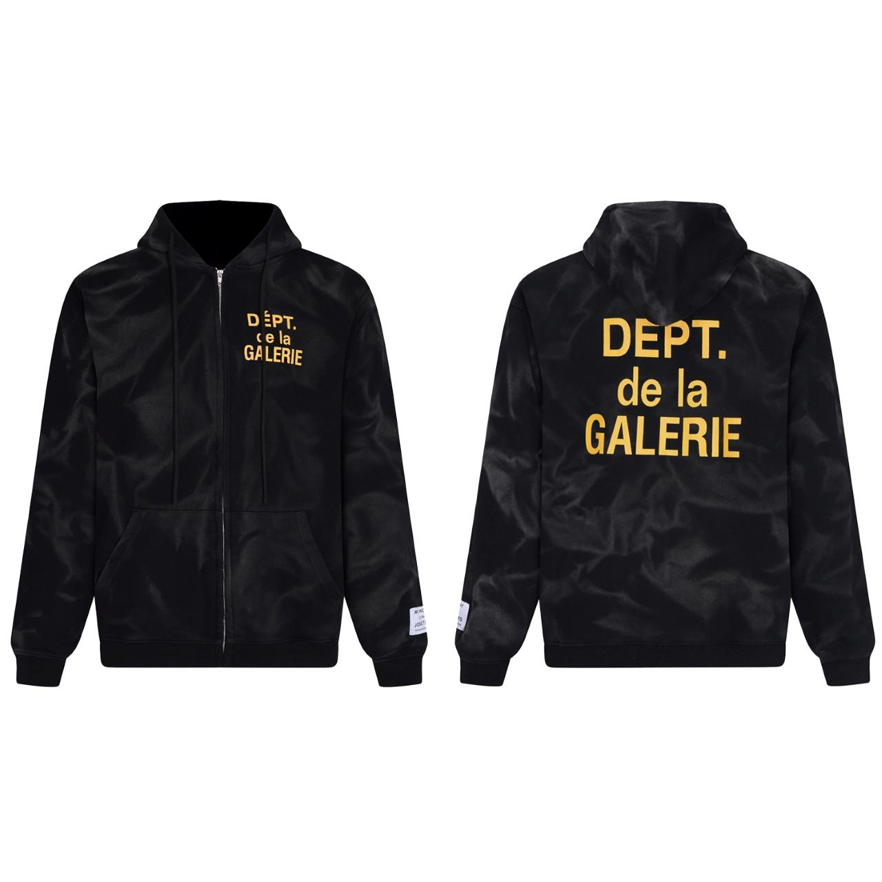 Gallery Dept. Zip-up Sweatshirt With Hood - FashionPlug