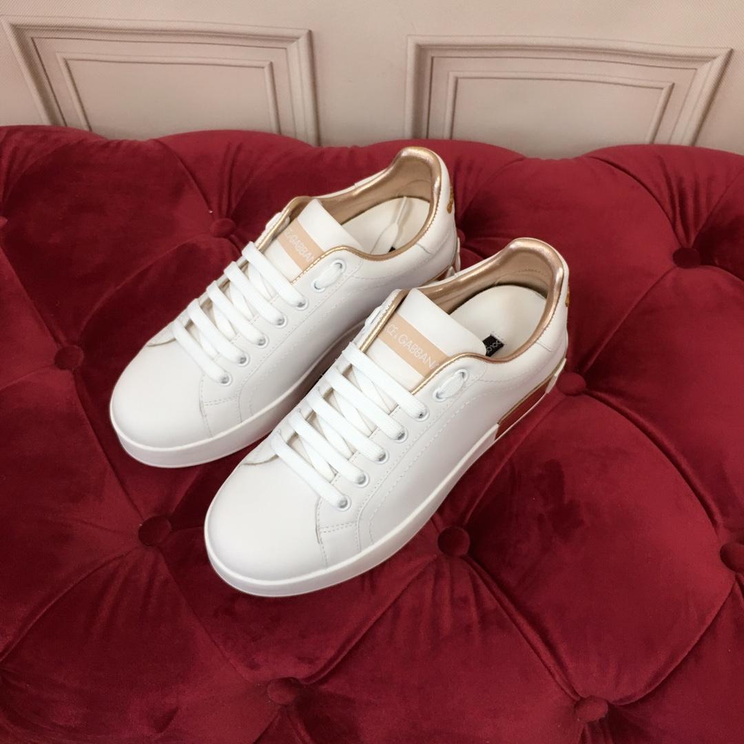 Dolce & Gabbana Calfskin Portofino Sneakers - FashionPlug