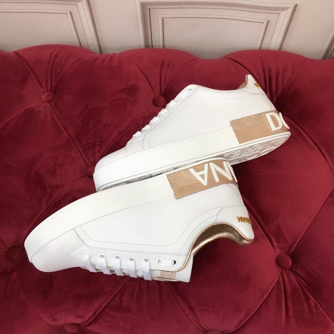 Dolce & Gabbana Calfskin Portofino Sneakers - FashionPlug