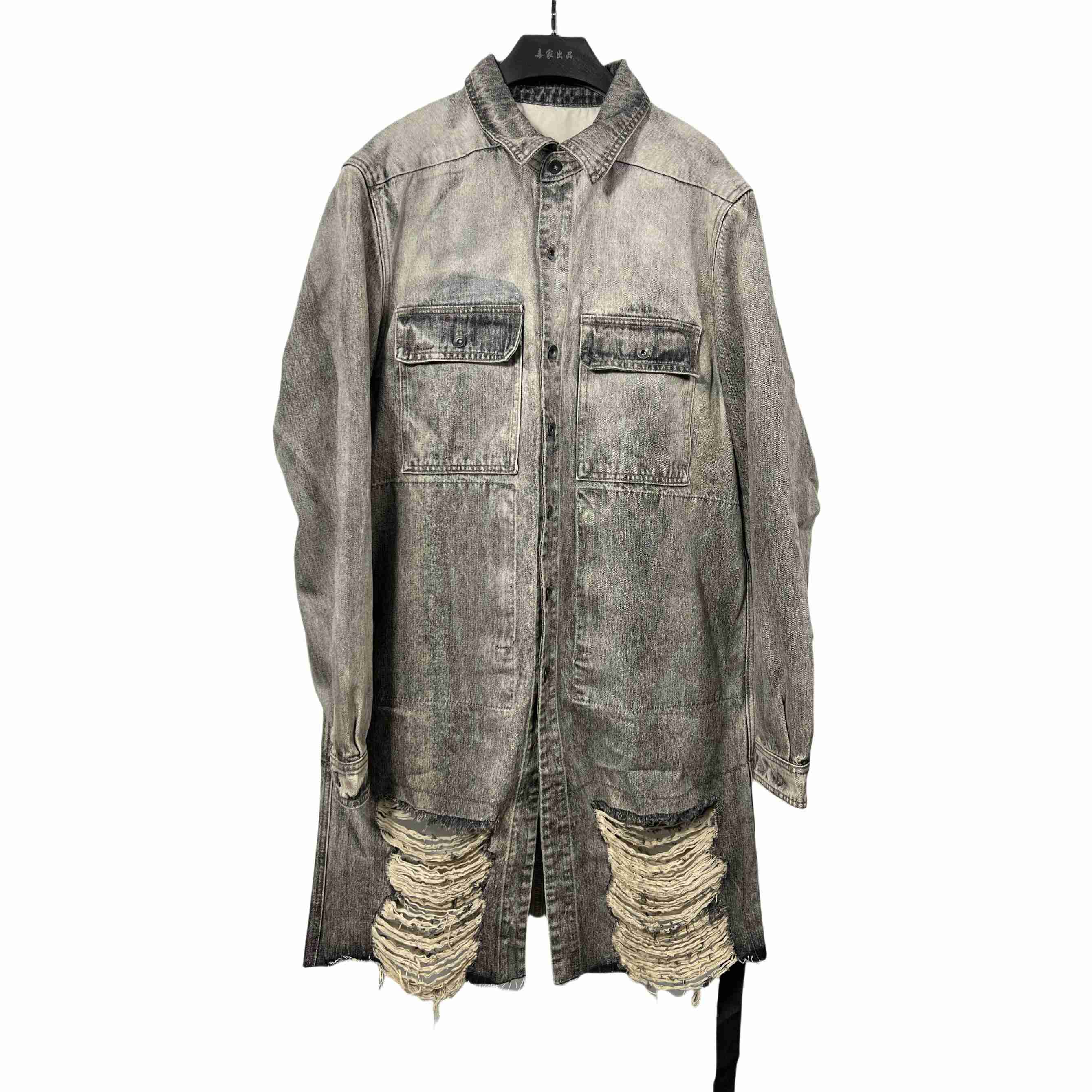 Rick Owens Drkshdw Denim Outershirt - FashionPlug