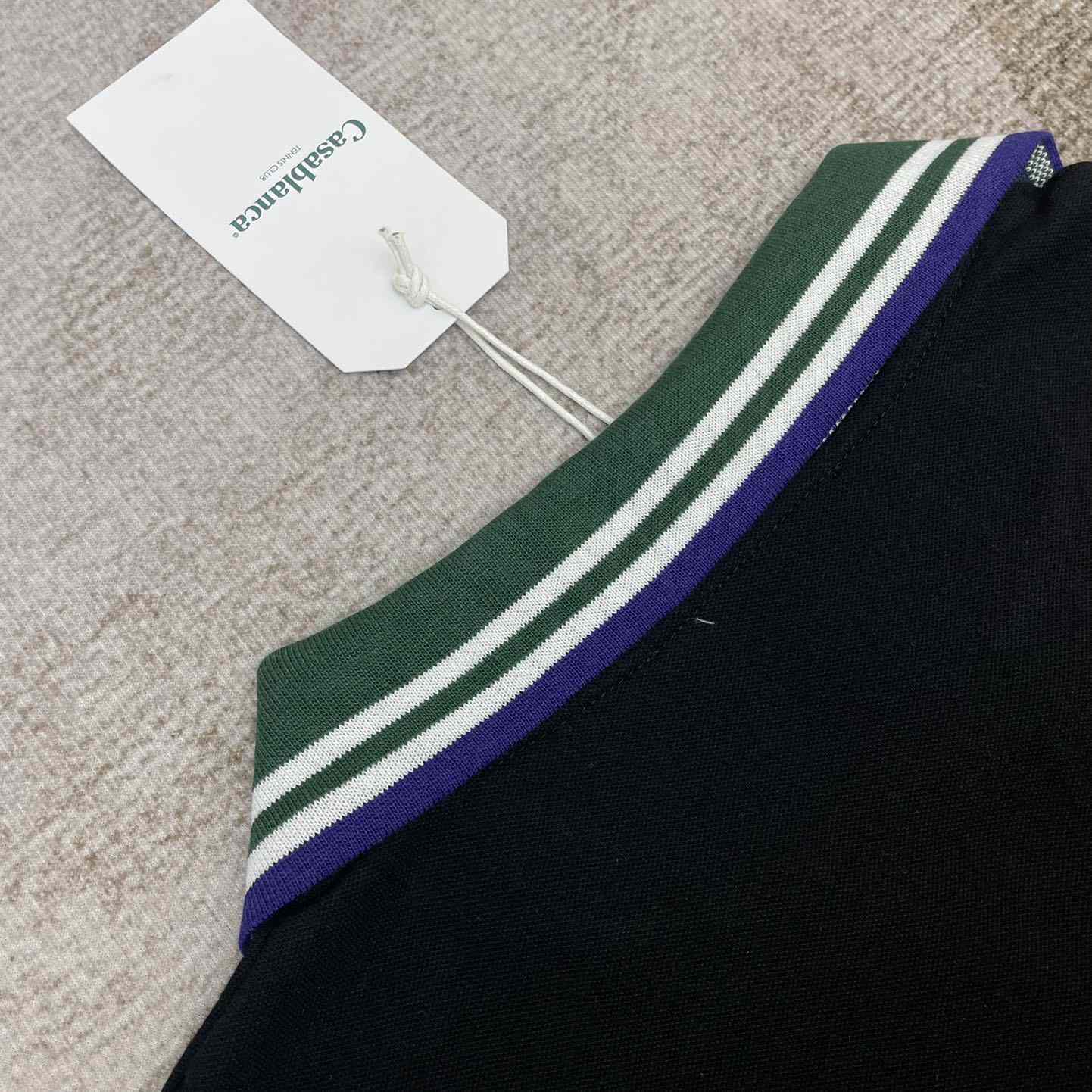 Casablanca Croquis De Tennis Piqué Polo Shirt   c885 - FashionPlug