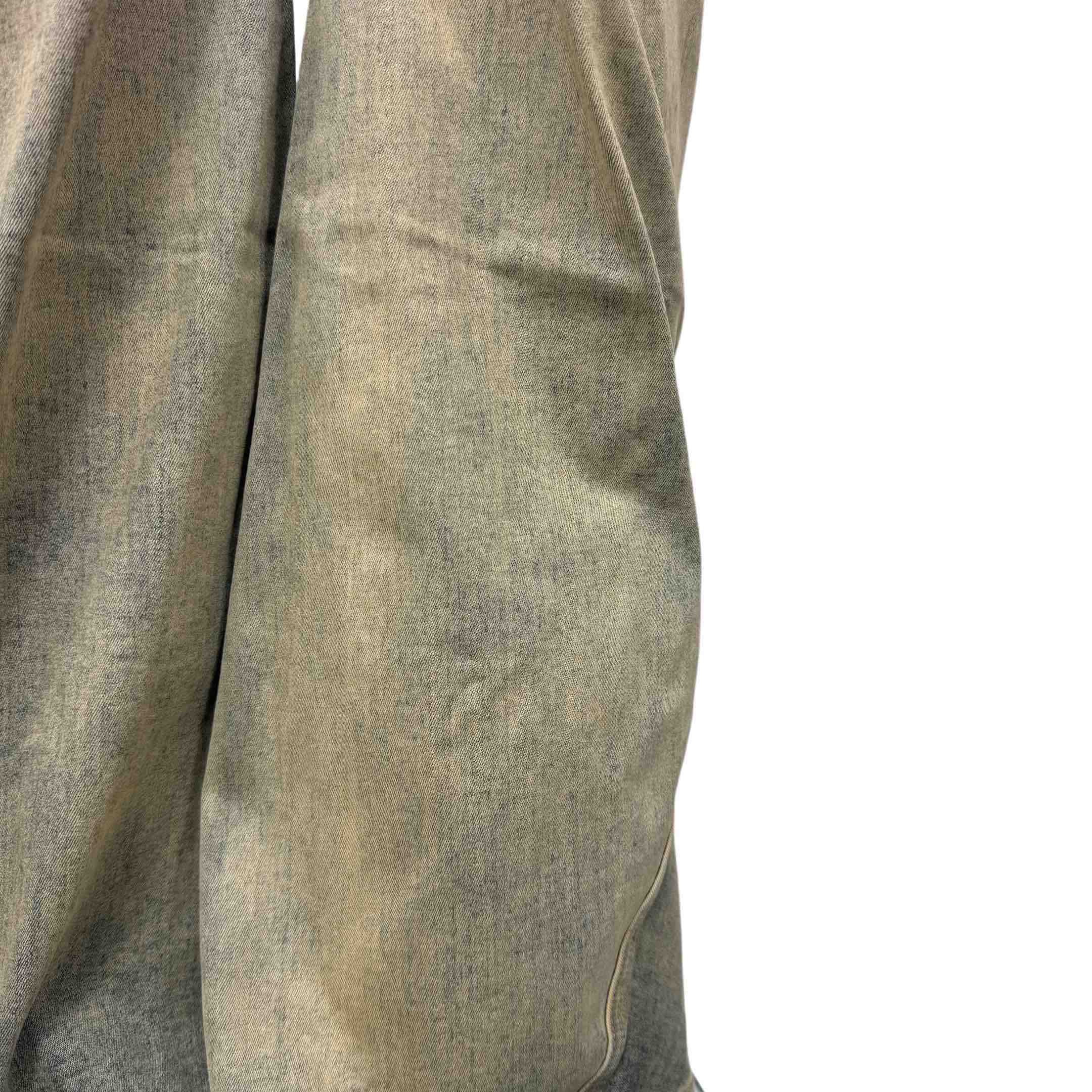 Rick Owens DRKSHDW Gray Porterville Bias Bootcut Jeans - FashionPlug