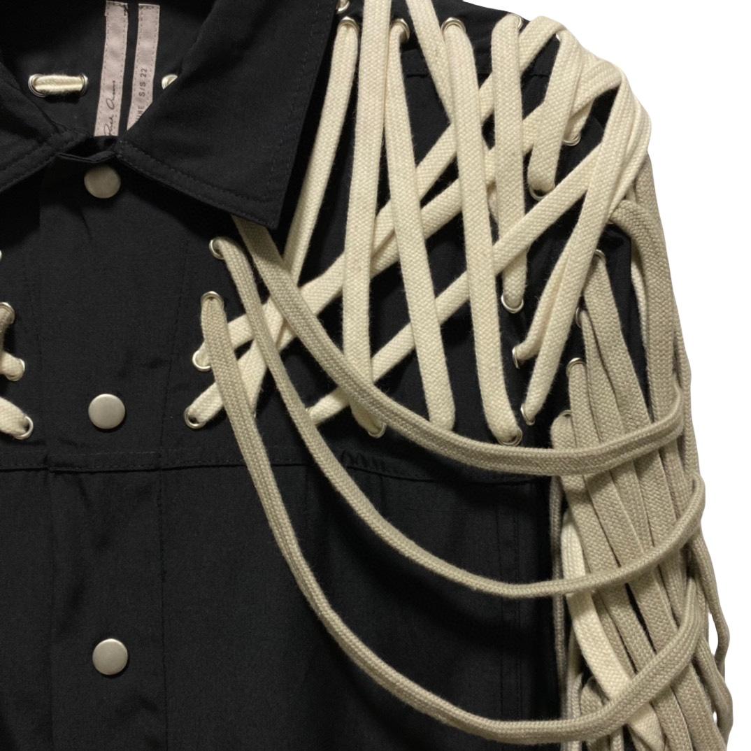 Rick Owens Tecuatl Megalace Worker Jacket - FashionPlug