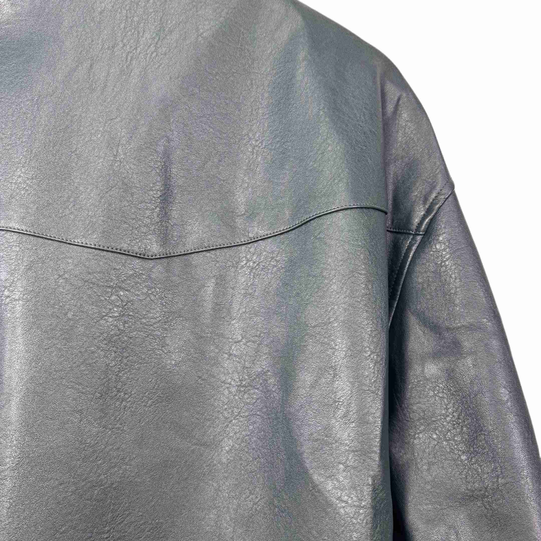 Enfants Riches Deprimes Green Western Leather Jacket - FashionPlug