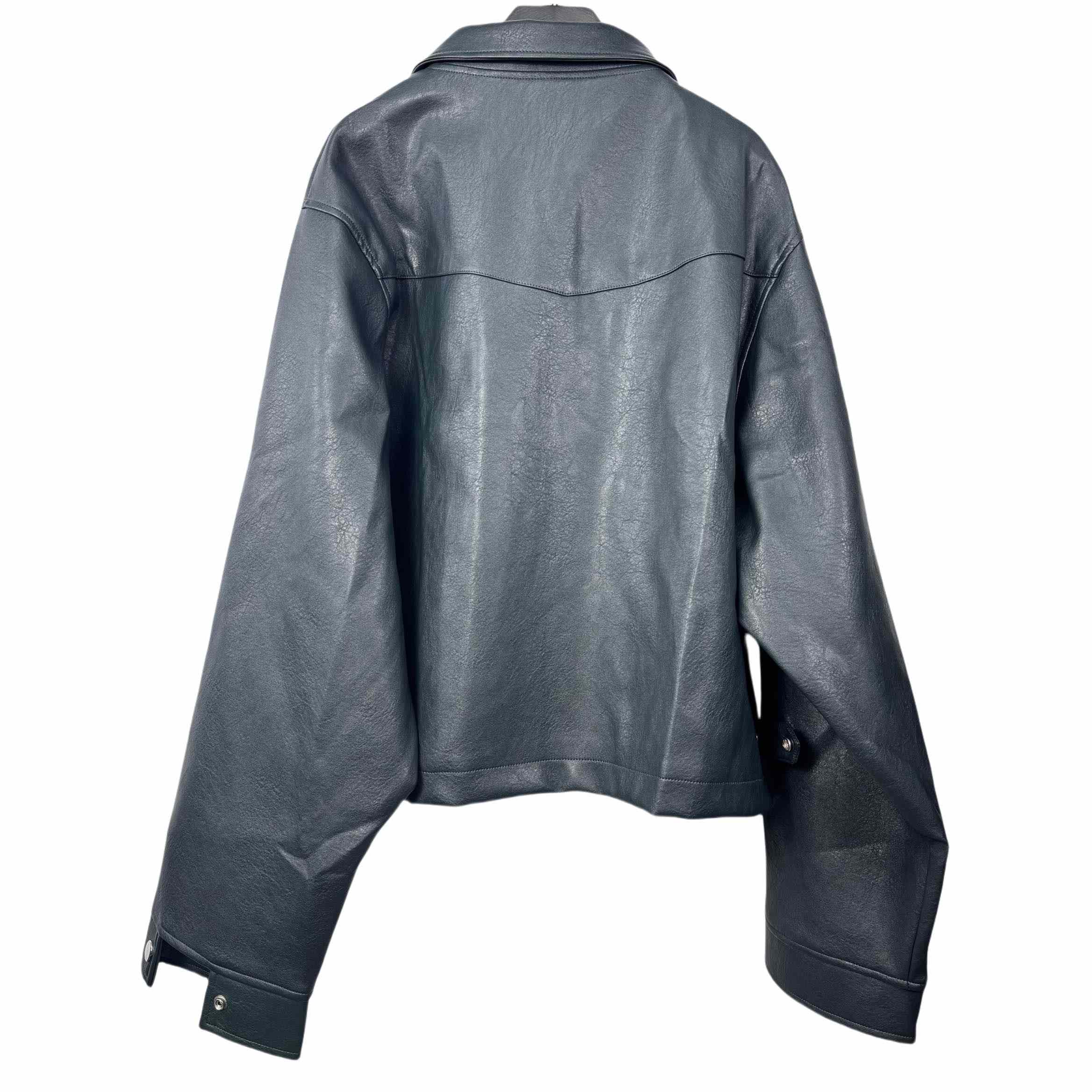 Enfants Riches Deprimes Green Western Leather Jacket - FashionPlug