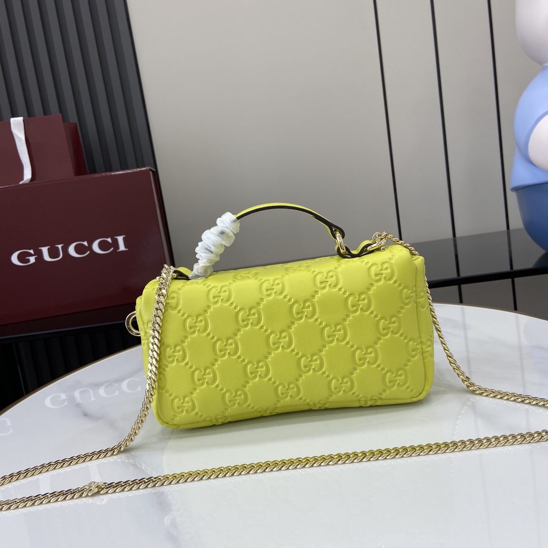 Gucci GG Milano Mini Top Handle Bag - FashionPlug