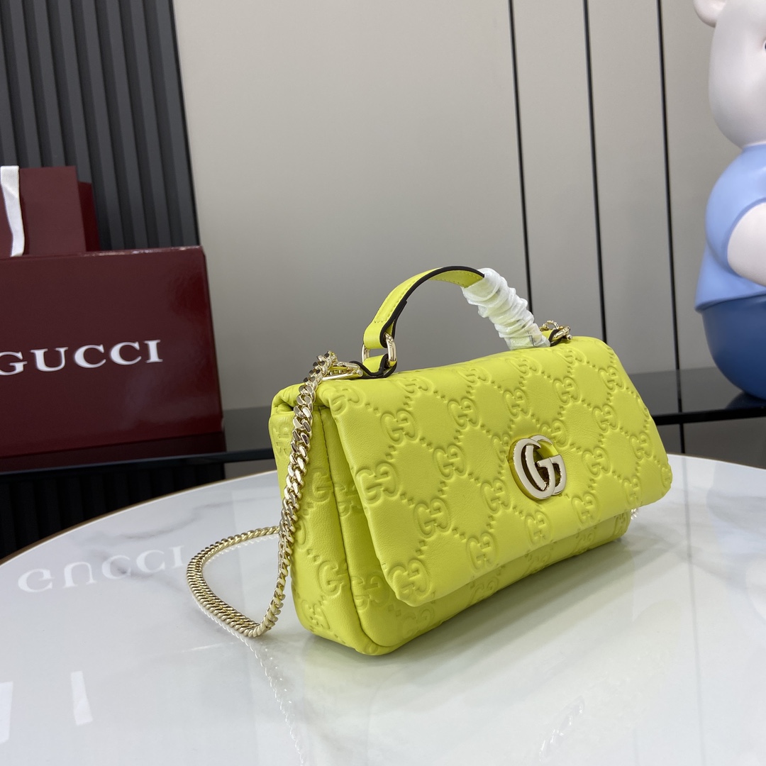 Gucci GG Milano Mini Top Handle Bag - FashionPlug