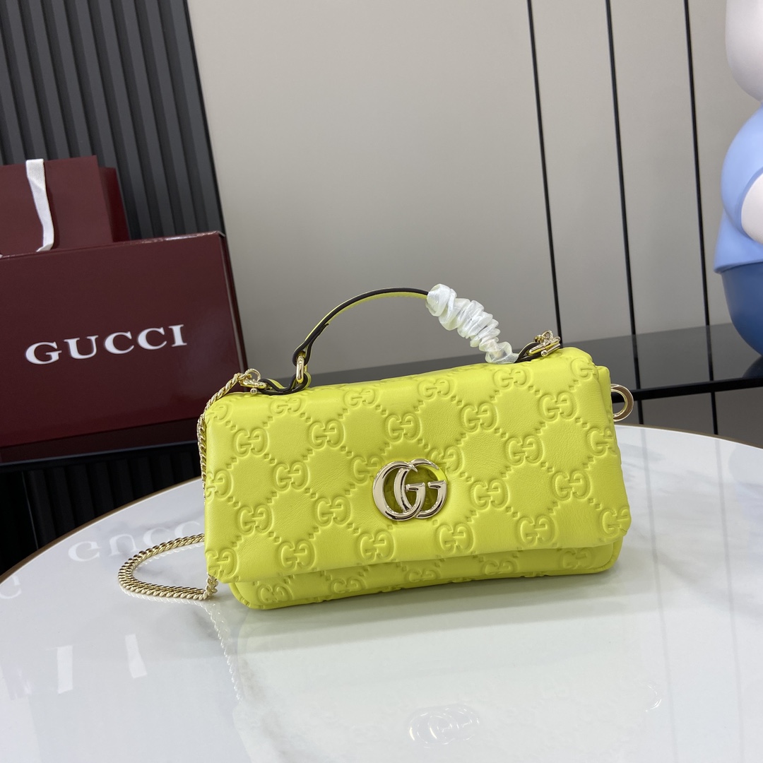 Gucci GG Milano Mini Top Handle Bag - FashionPlug