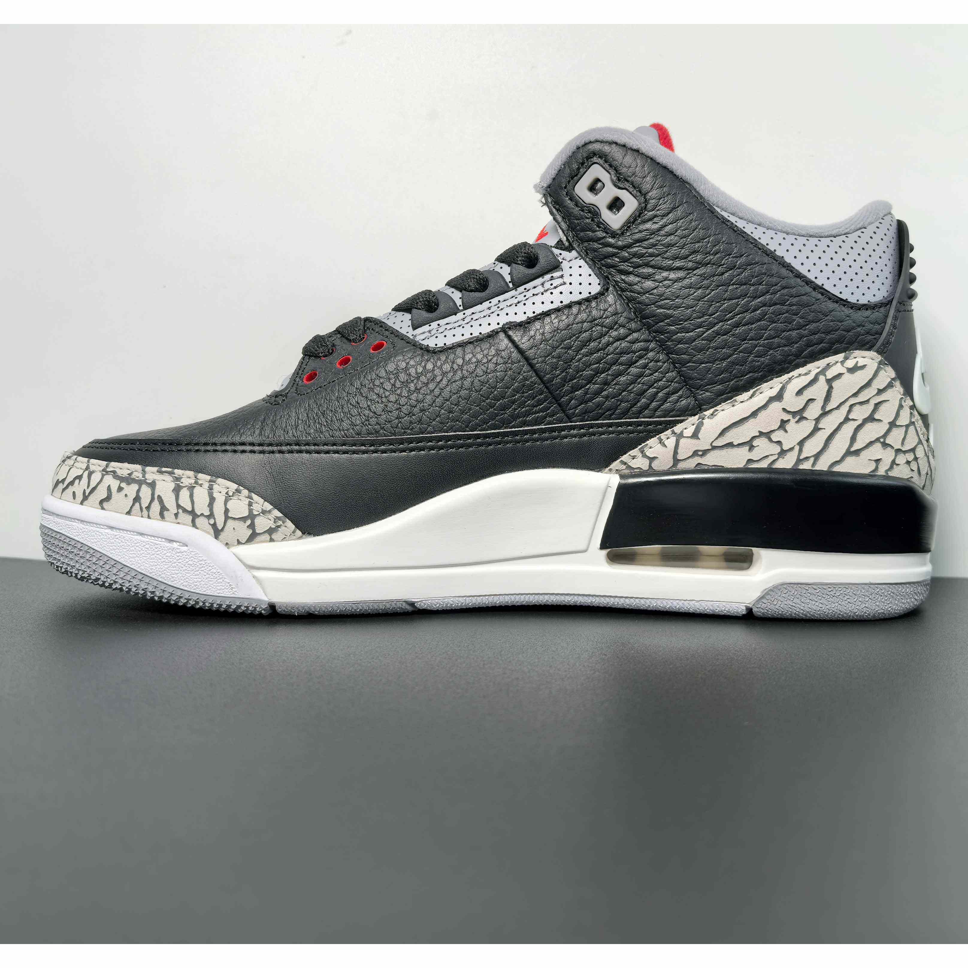 Air Jordan 3 OG “Black Cement Basketball Shoes     854262-001  - FashionPlug