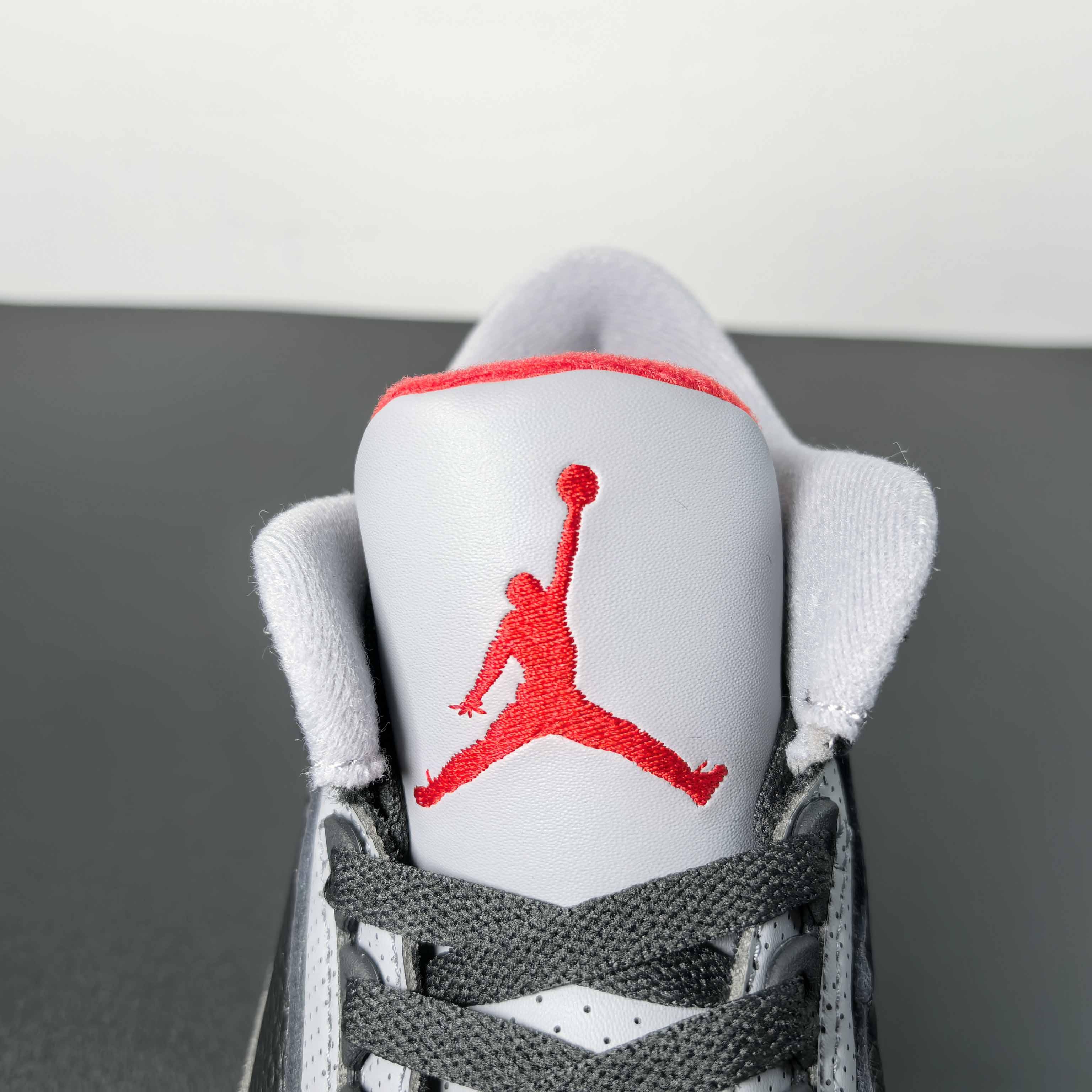 Air Jordan 3 OG “Black Cement Basketball Shoes     854262-001  - FashionPlug