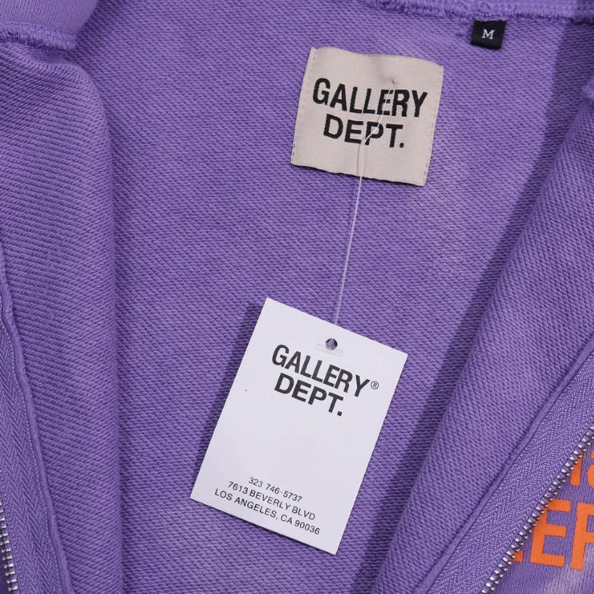 Gallery Dept. Zip-up Sweatshirt With Hood - FashionPlug