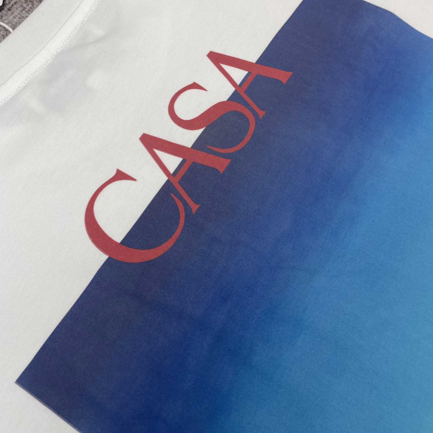 Casablanca Gradient Casa Logo T-shirt     C915 - FashionPlug