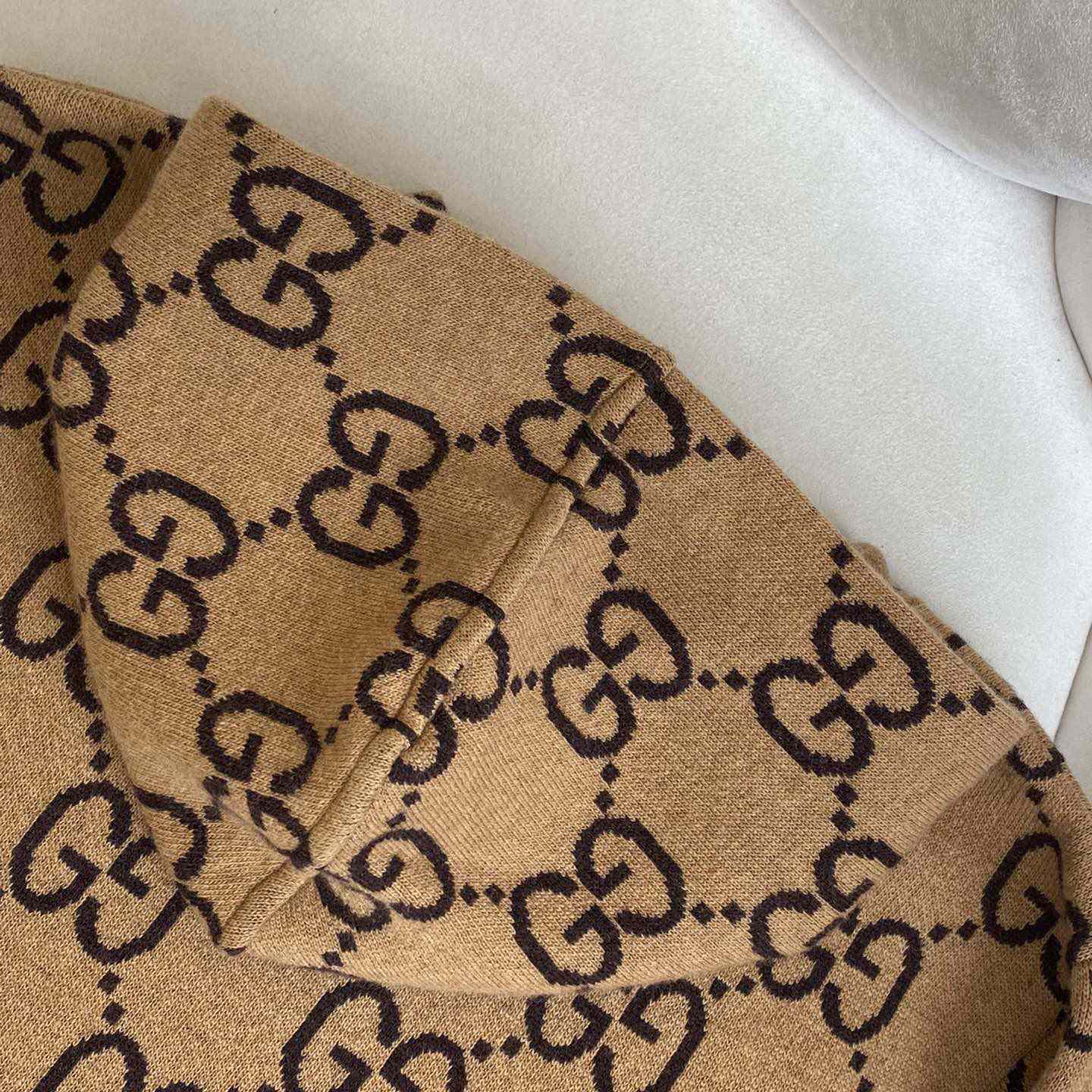 Gucci GG Wool Hooded Sweatshirt - FashionPlug