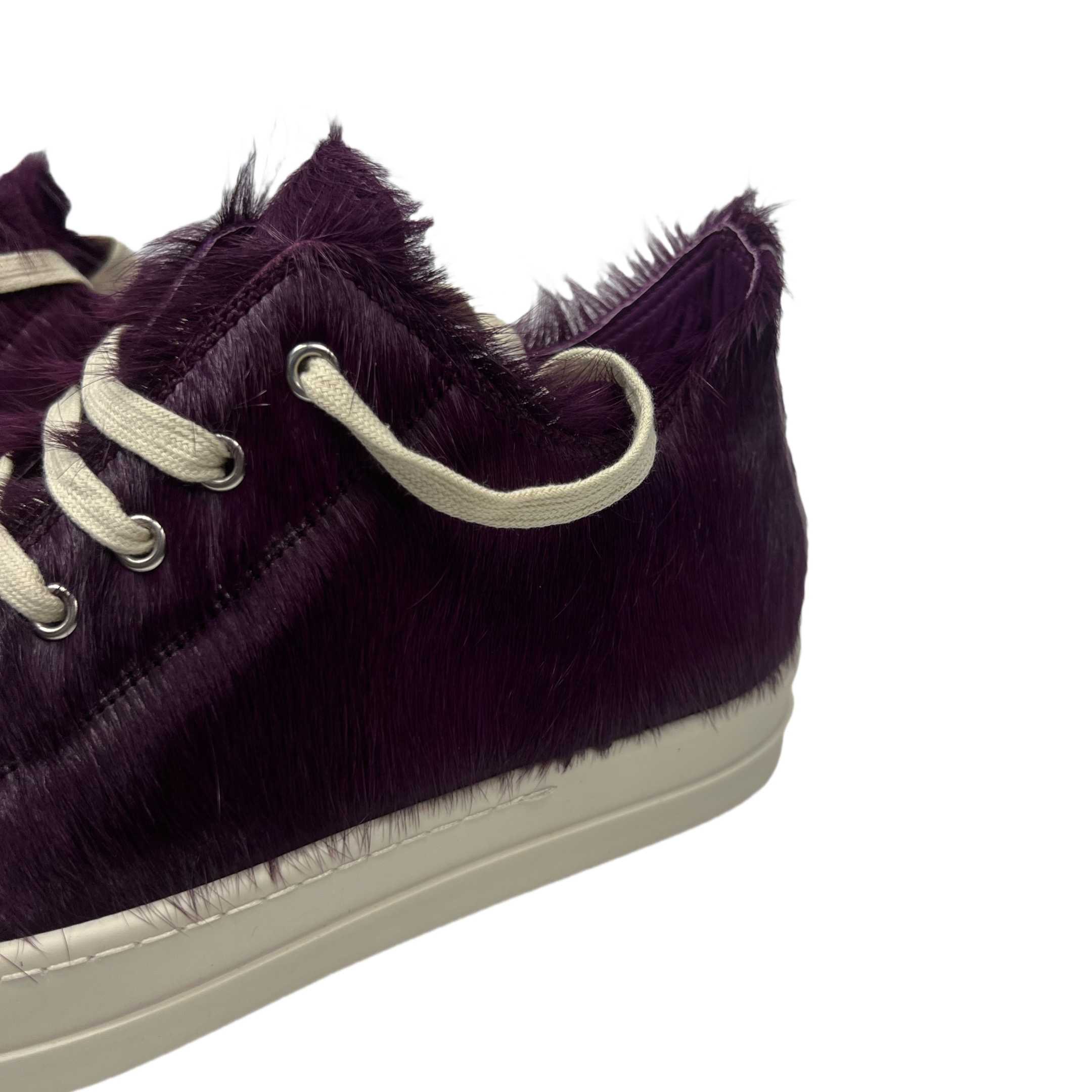 Rick Owens Luxor Low 'Amethyst Pony' Sneakers - FashionPlug