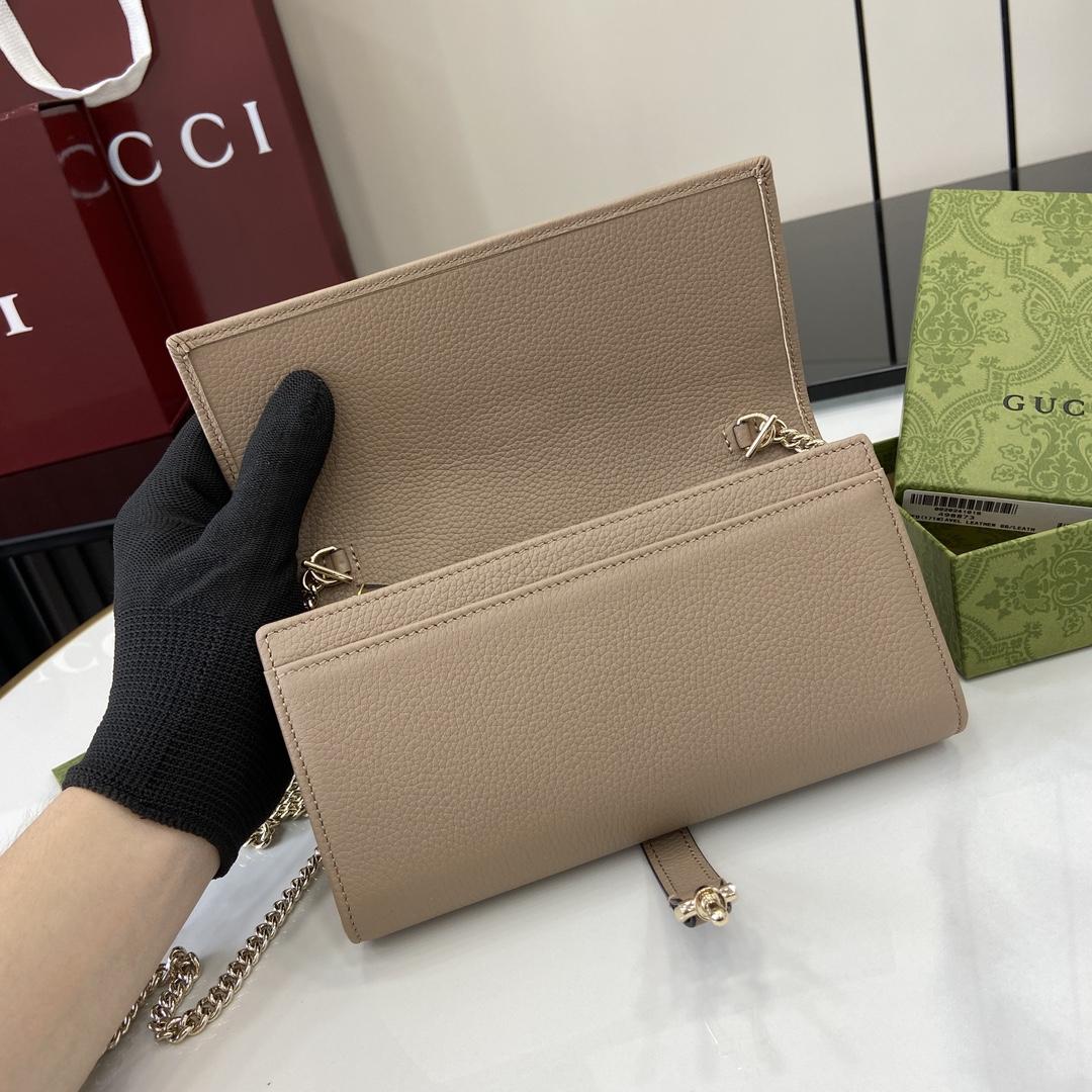 Gucci Jackie 1961 Chain Wallet - FashionPlug