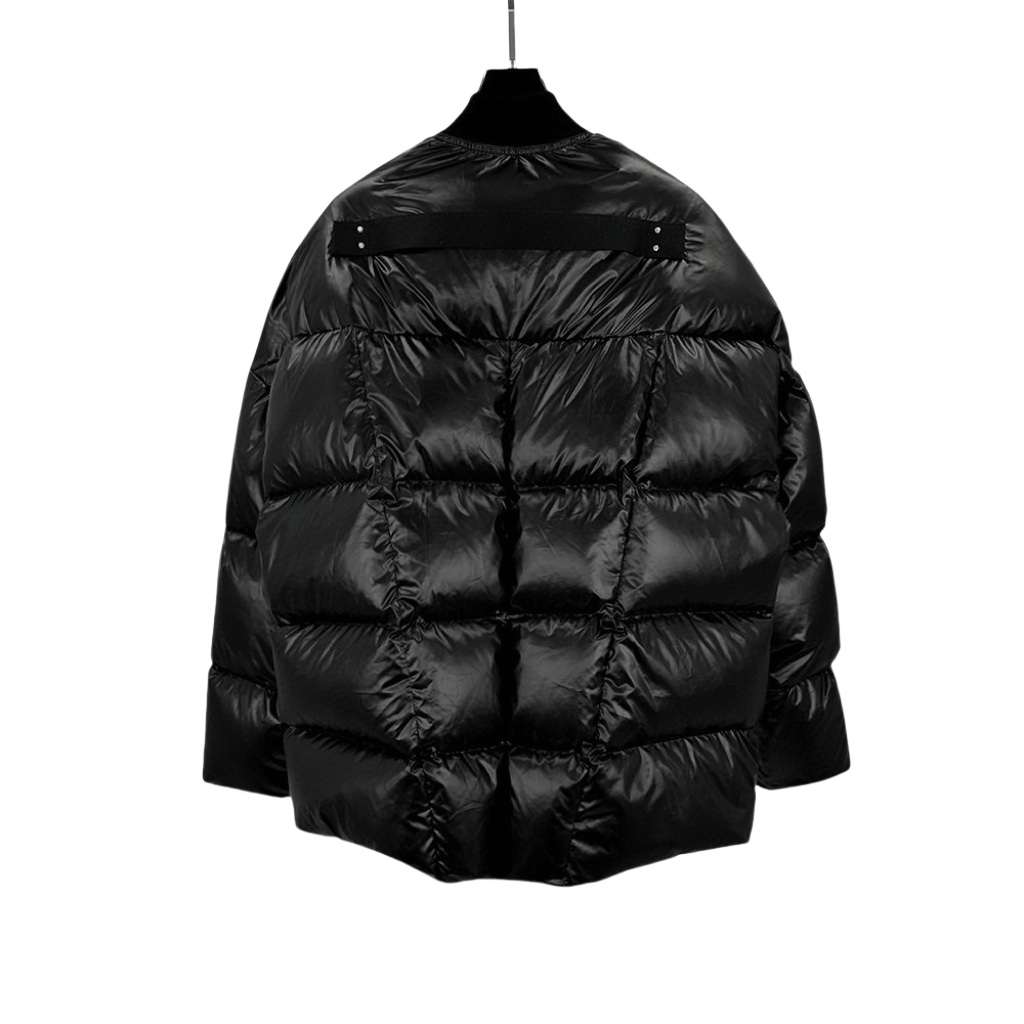 Rick Owens FW24 Porterville Flight Jkt In Black - FashionPlug