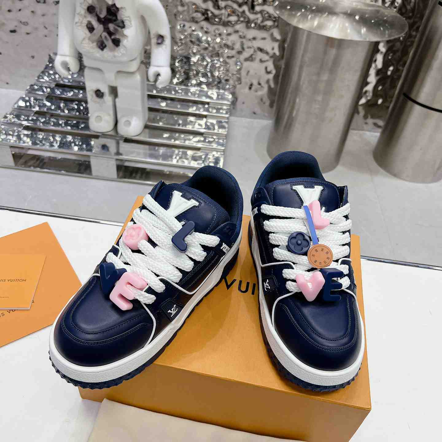 Louis Vuitton LV Trainer Maxi Sneaker   1AD6CP - FashionPlug