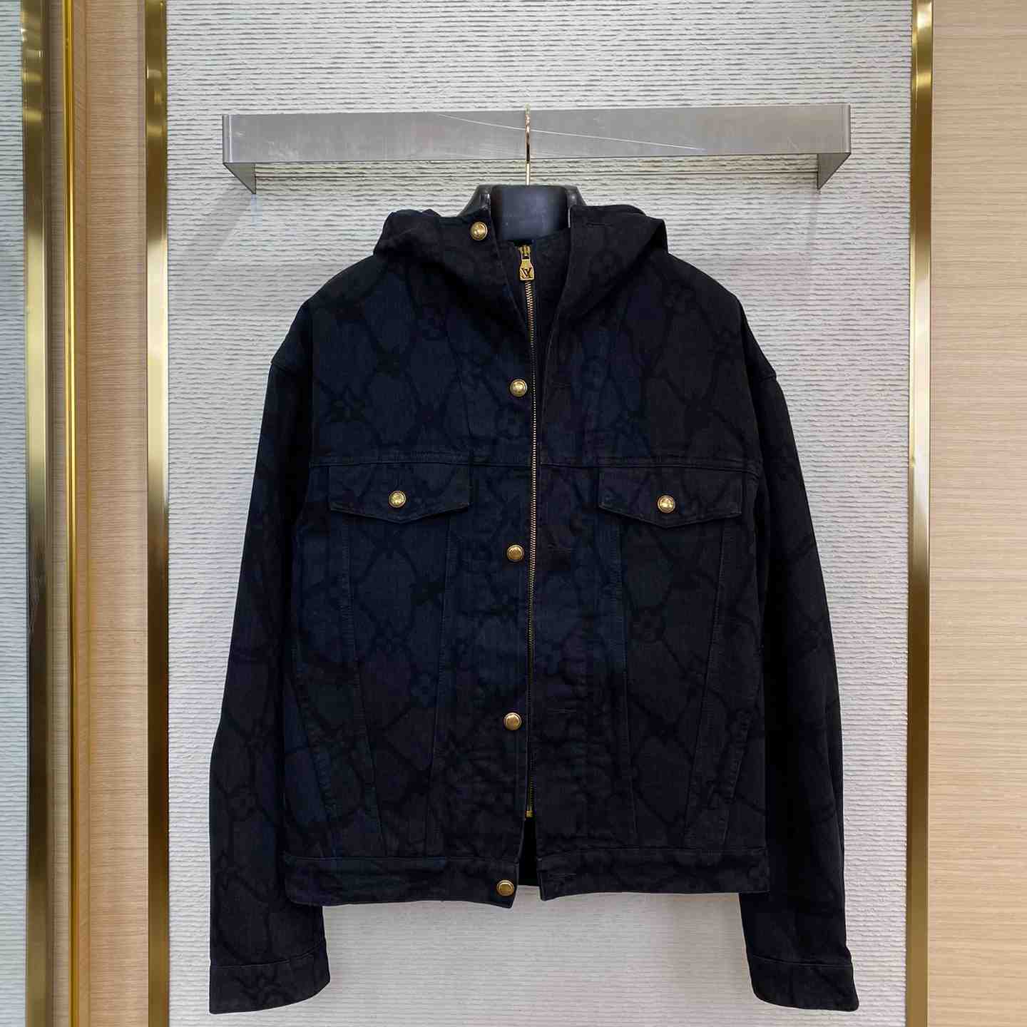 Louis Vuitton Monogram Denim Hooded Blouson - FashionPlug