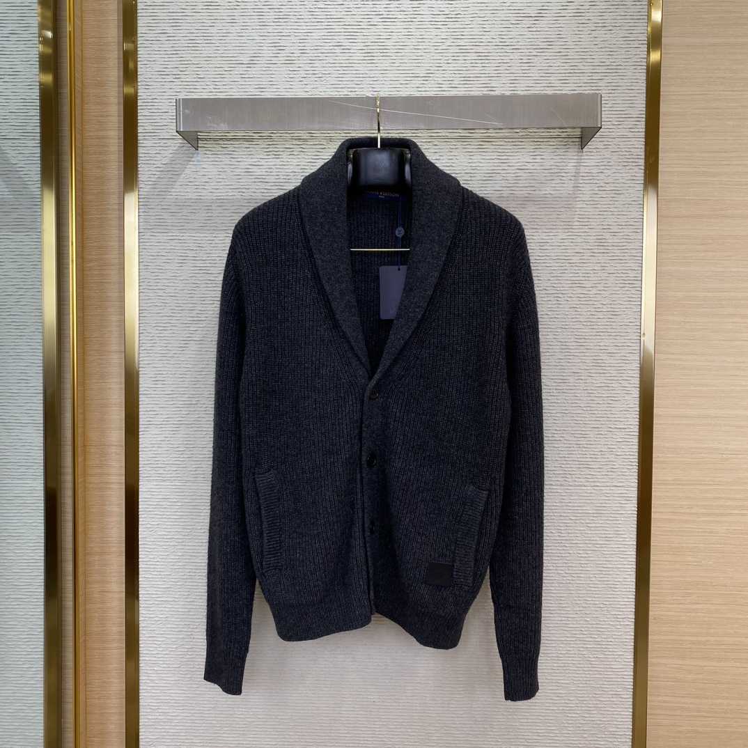 Louis Vuitton Cashmere Blend Shawl Collar Cardigan   1AFWBP - FashionPlug