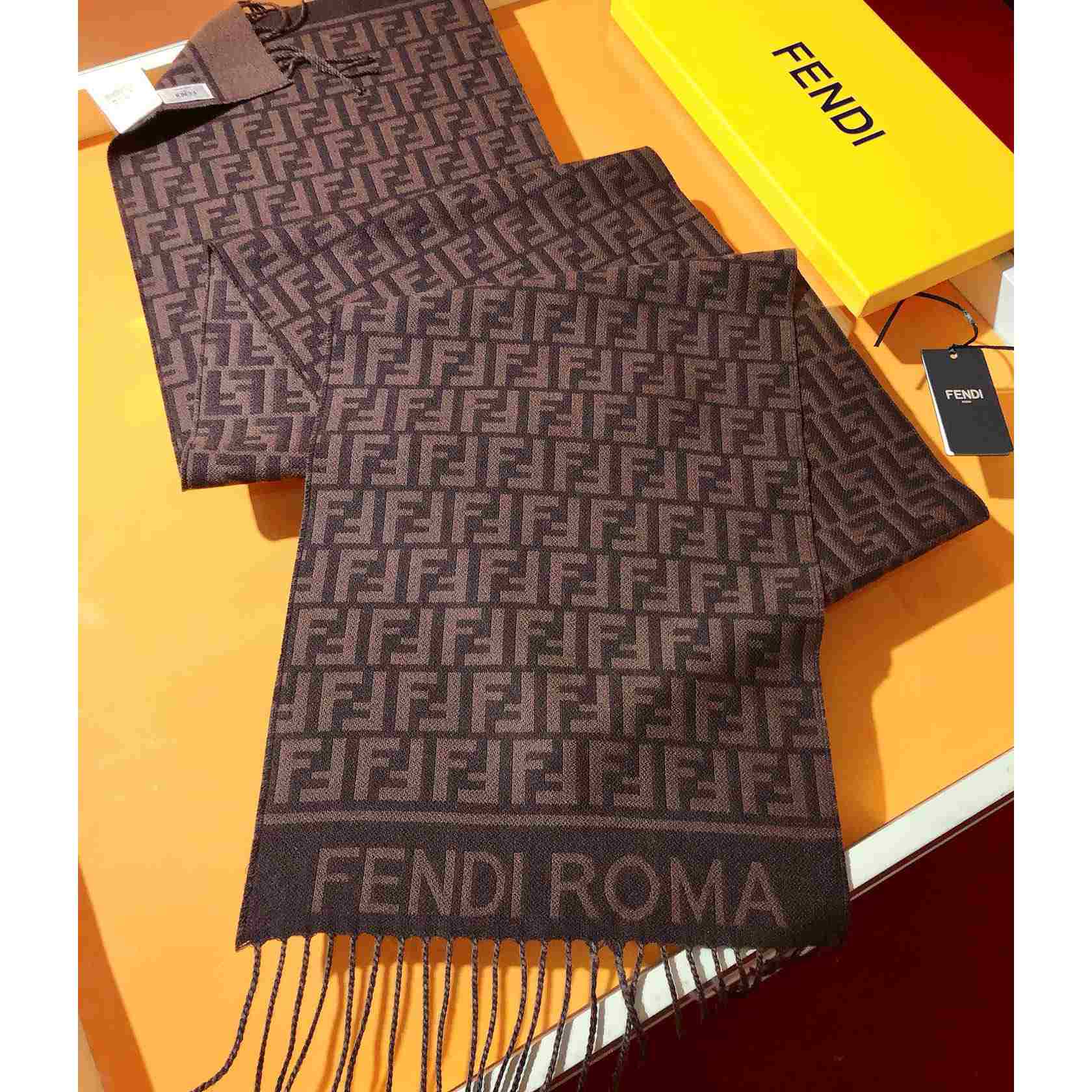 Fendi Wool Scarf  - FashionPlug