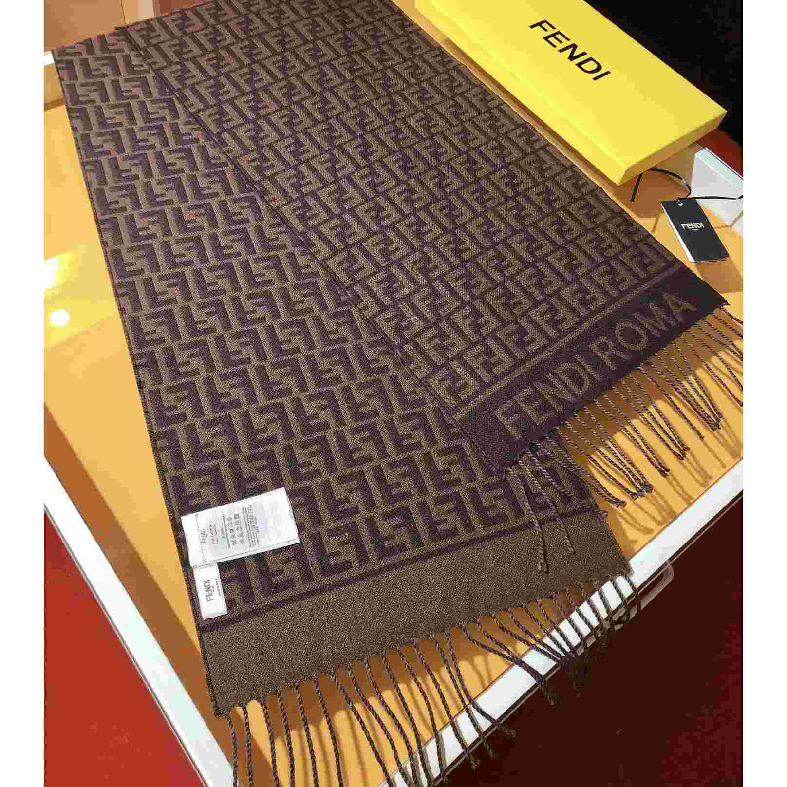 Fendi Wool Scarf  - FashionPlug