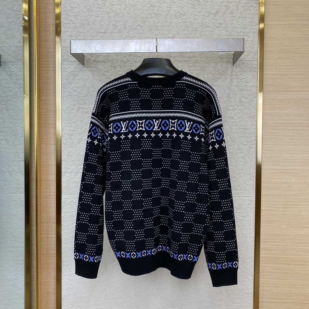 Louis Vuitton Jacquard Wool Pullover   1AGJU8 - FashionPlug