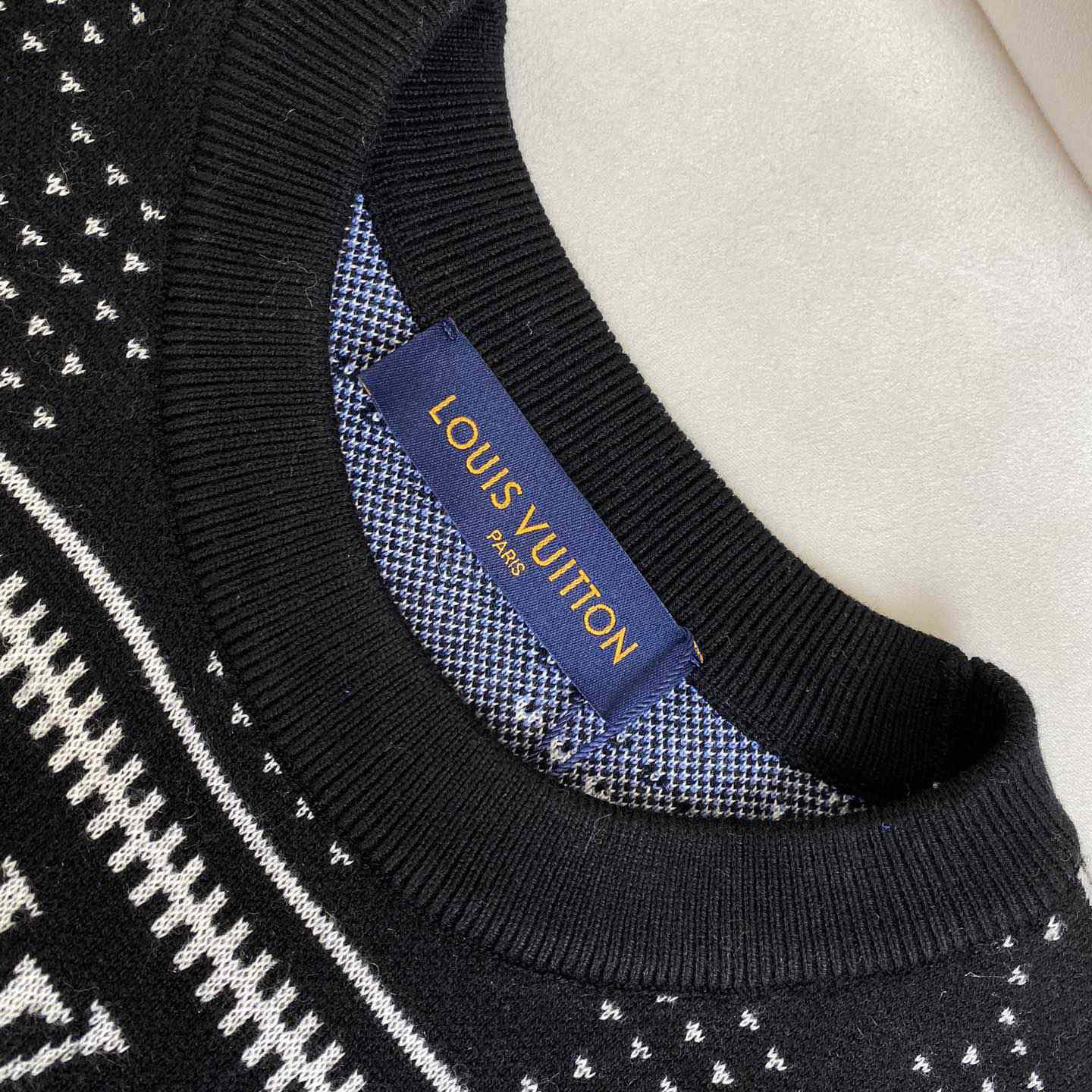 Louis Vuitton Jacquard Wool Pullover   1AGJU8 - FashionPlug