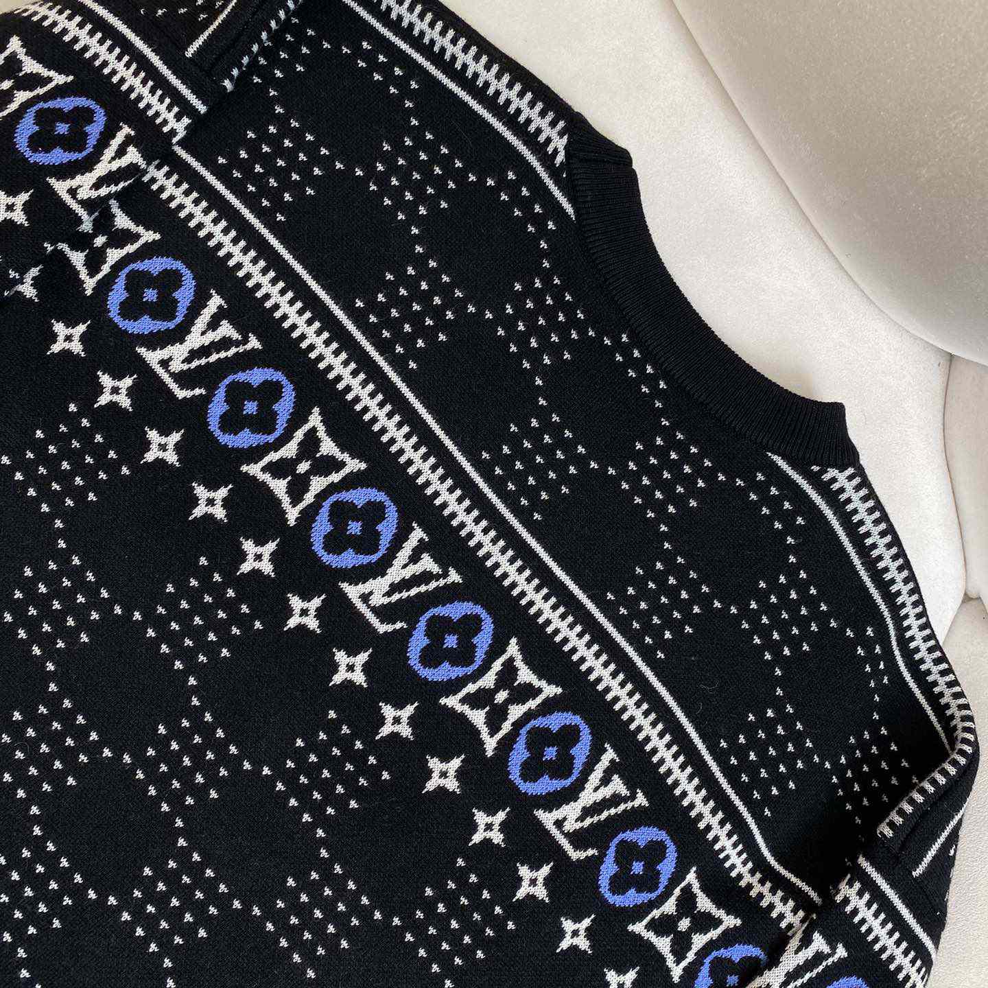 Louis Vuitton Jacquard Wool Pullover   1AGJU8 - FashionPlug