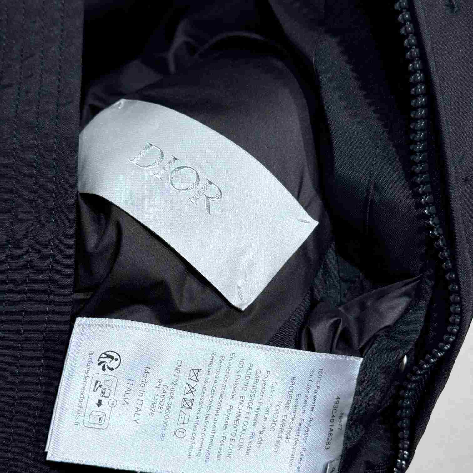 Dior AND LEWIS HAMILTON Puffer Jacket With Removable Sleeves  - FashionPlug