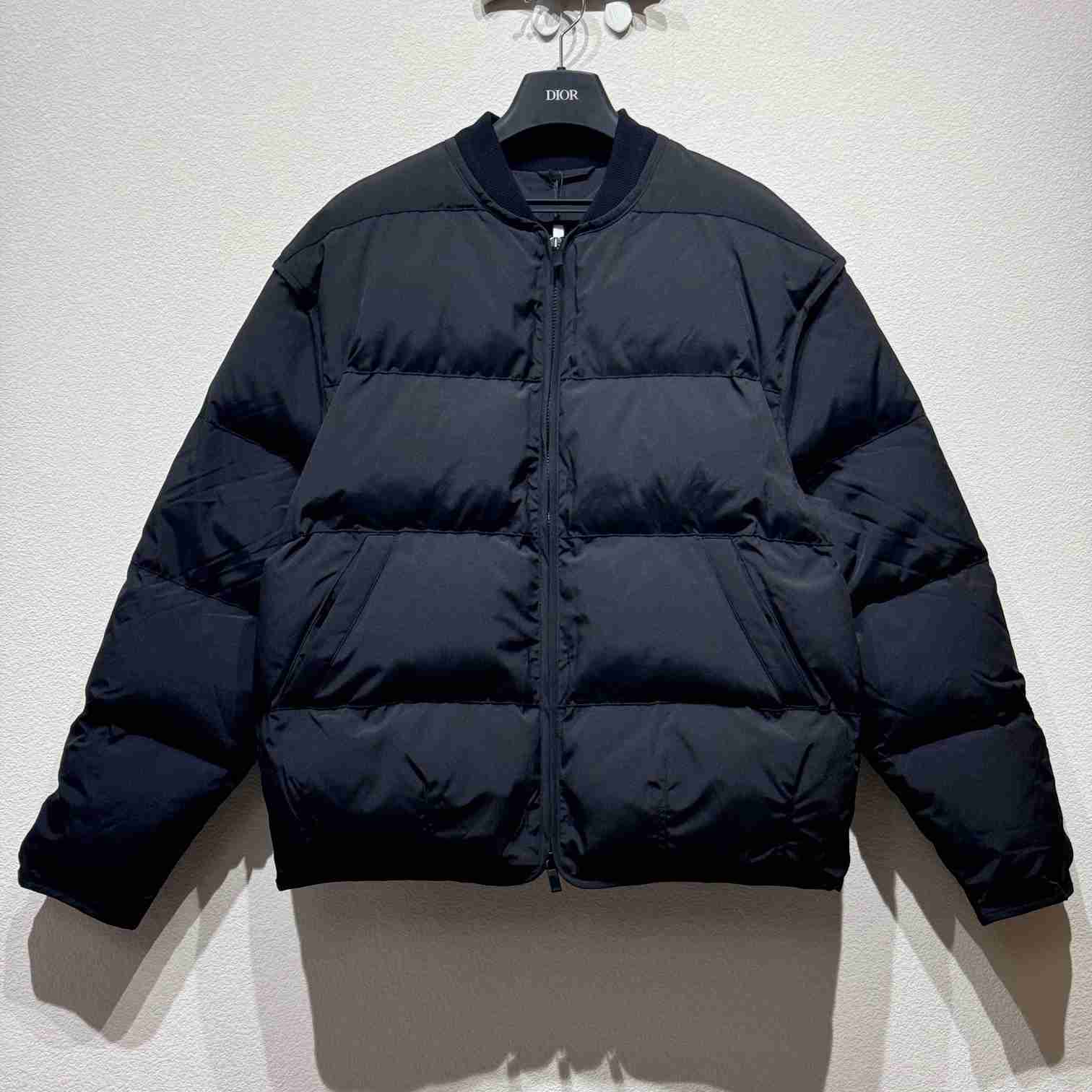 Dior AND LEWIS HAMILTON Puffer Jacket With Removable Sleeves  - FashionPlug