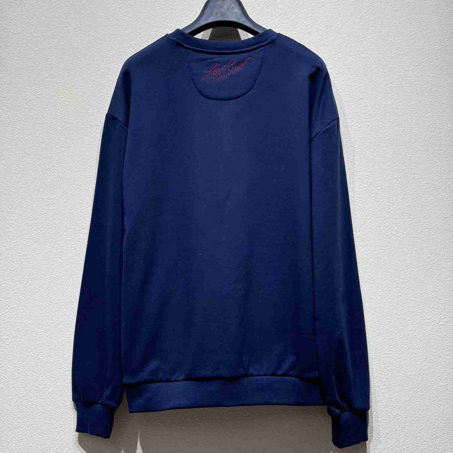 Louis Vuitton Embroidered Cotton Crewneck   1AGJXV - FashionPlug