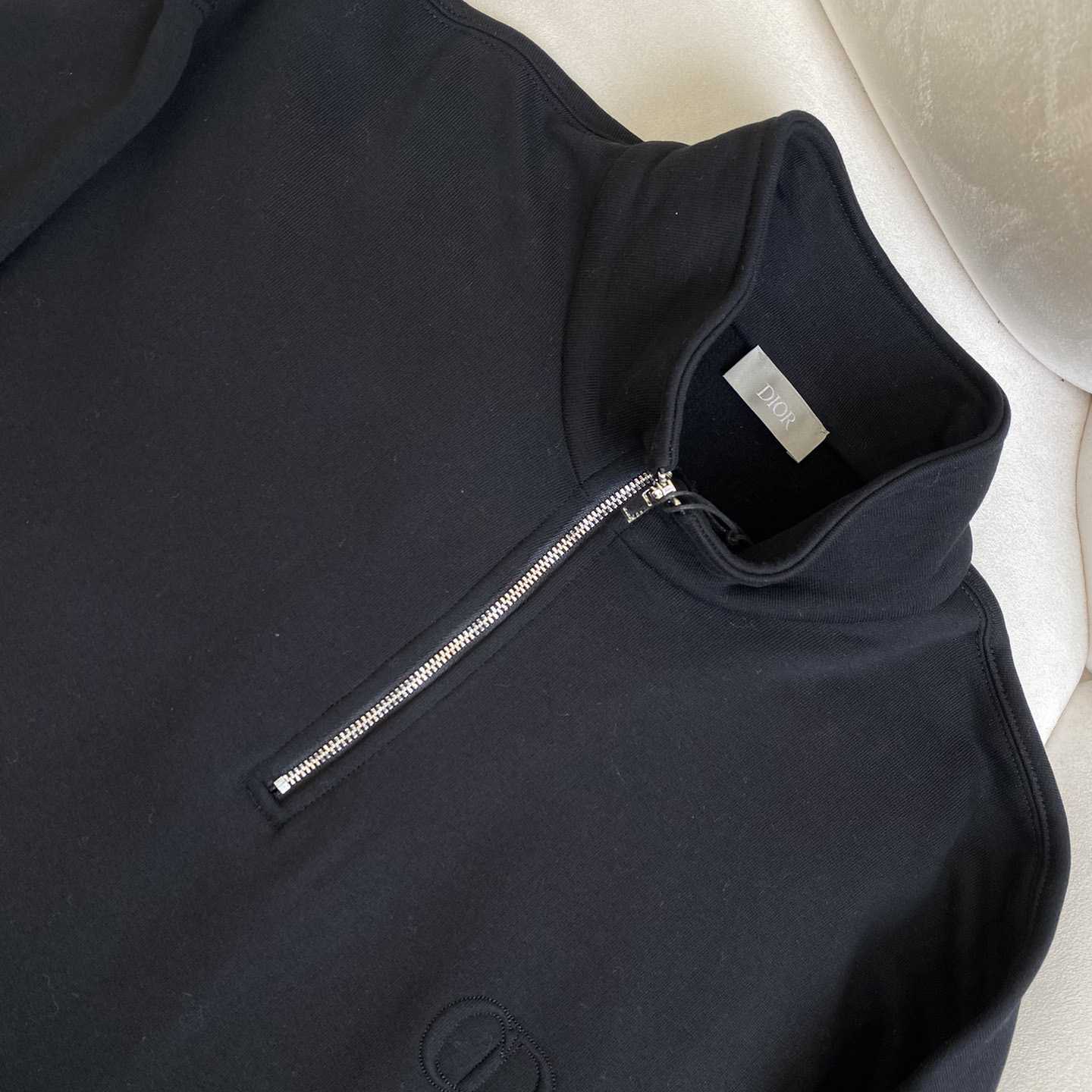 Dior CD Icon Half-Zip Sweatshirt   - FashionPlug