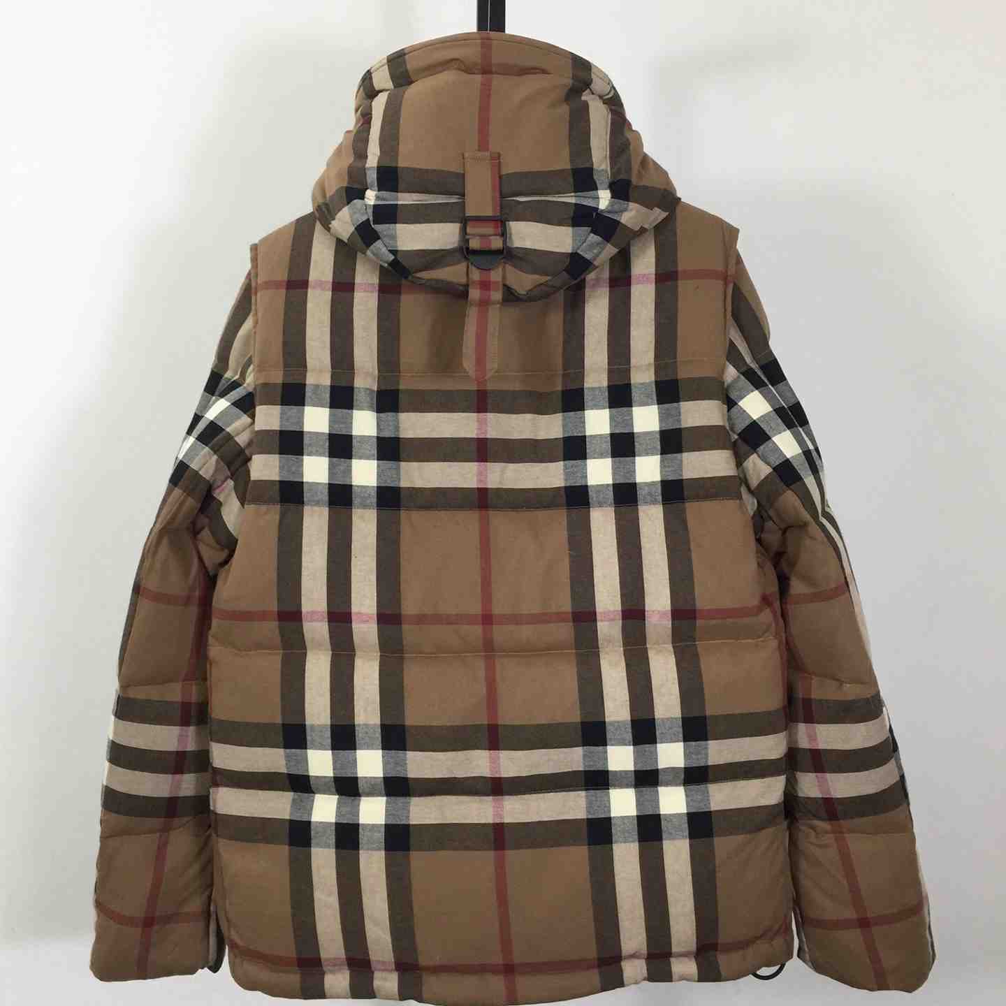 Burberry Check Puffer Jacket - FashionPlug