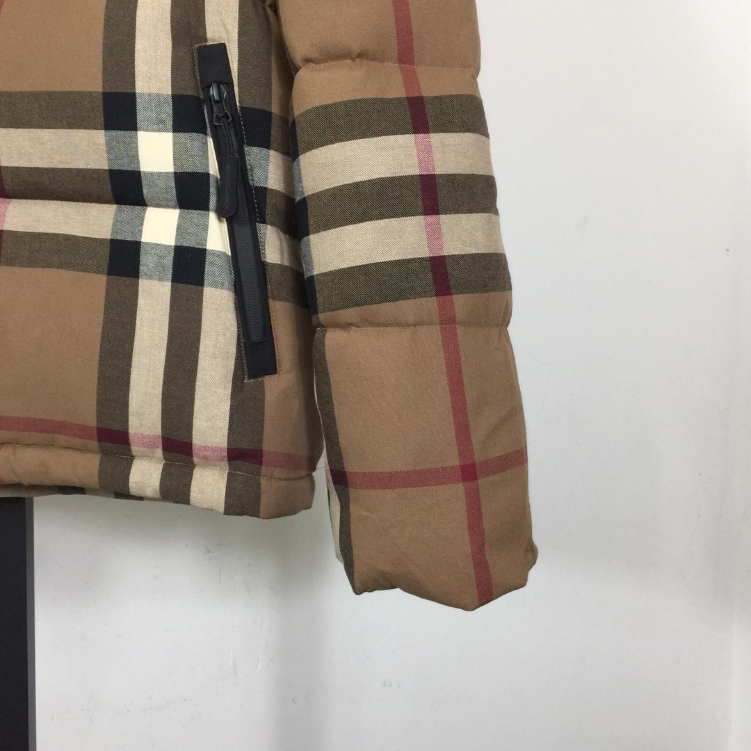 Burberry Check Puffer Jacket - FashionPlug
