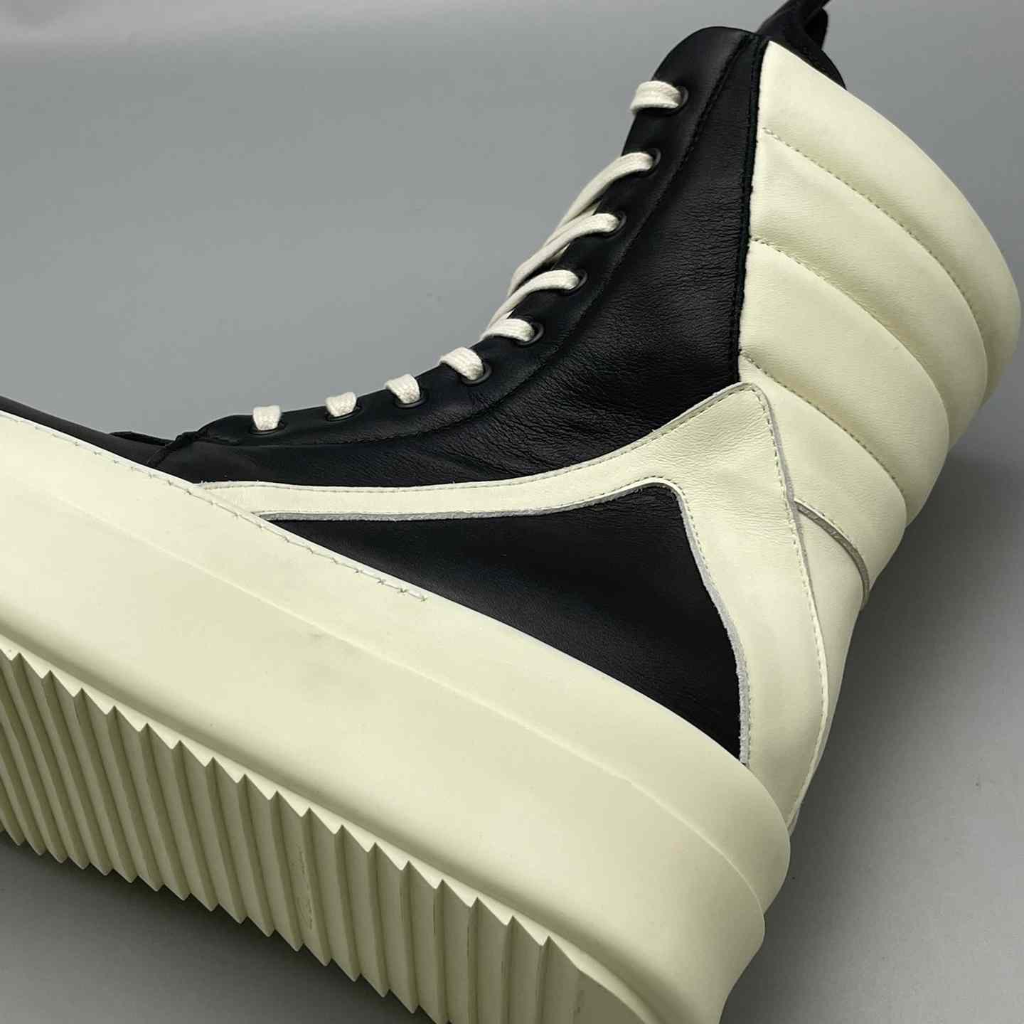 Rick Owens High-Top Sneakers - FashionPlug