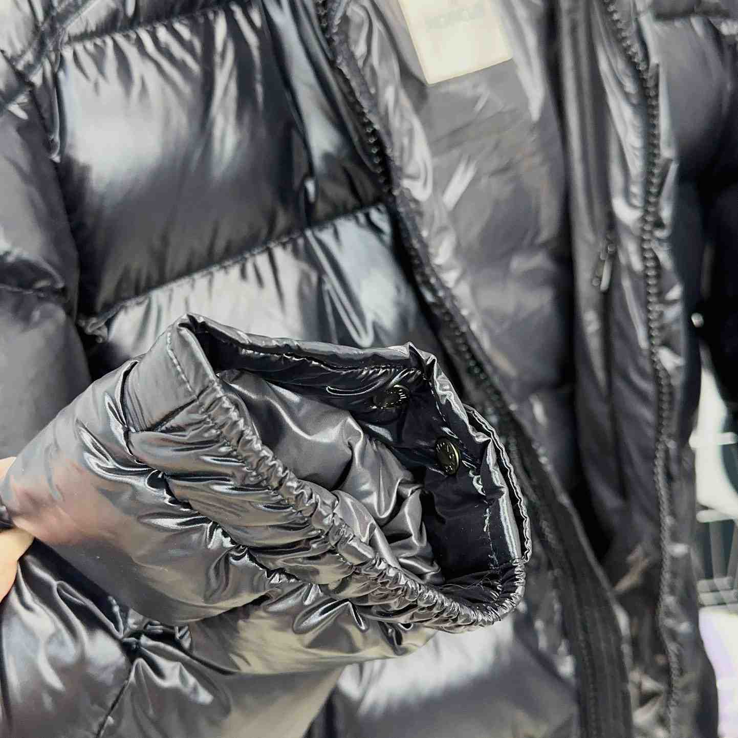 Moncler Maya Hooded Short Down Jacket - FashionPlug