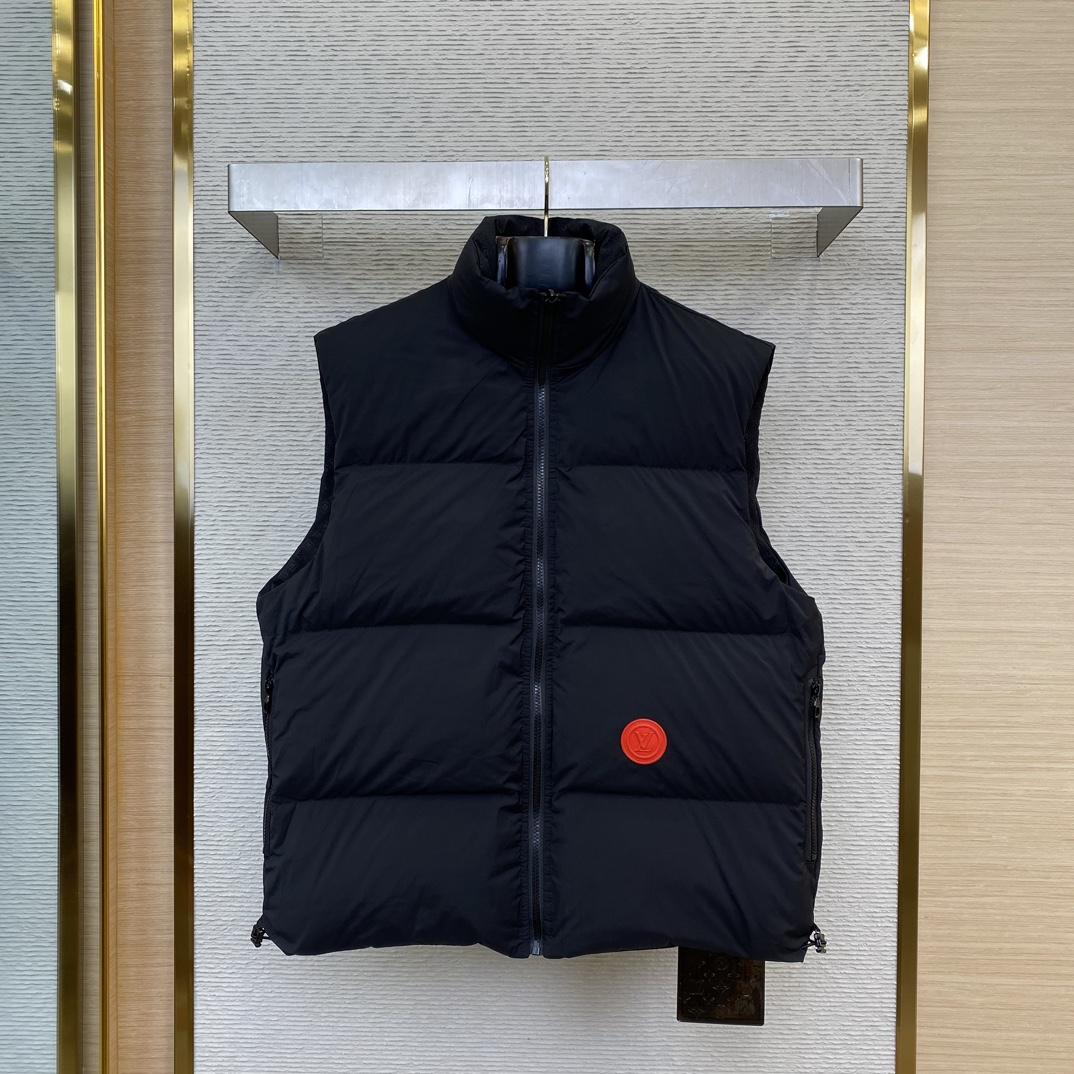 Louis Vuitton Monogram Reversible Down Gilet   - FashionPlug