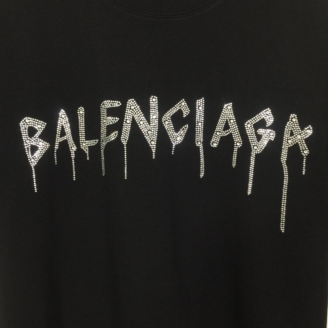Balenciaga Logo T-Shirt - FashionPlug
