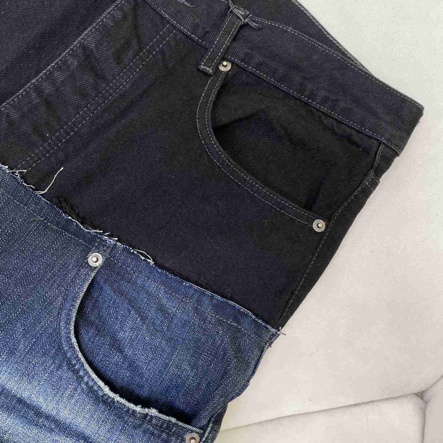 Balenciaga Cut-Up Baggy Pants  - FashionPlug