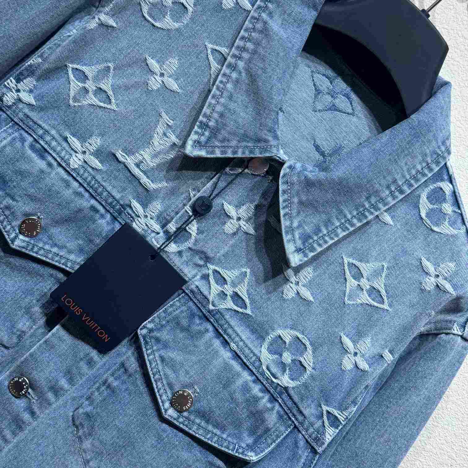 Louis Vuitton Denim Trucker Jacket  1AGING - FashionPlug