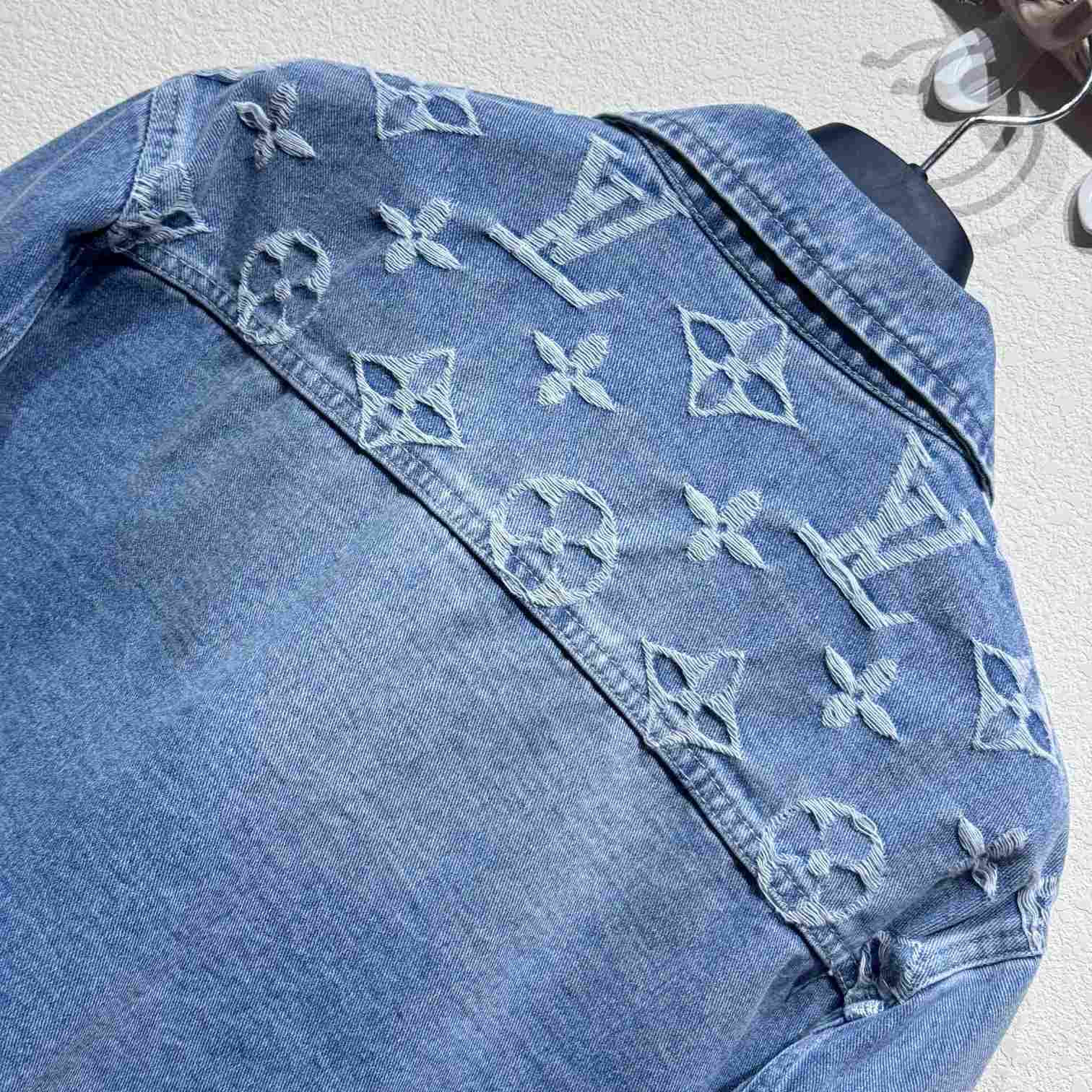 Louis Vuitton Denim Trucker Jacket  1AGING - FashionPlug