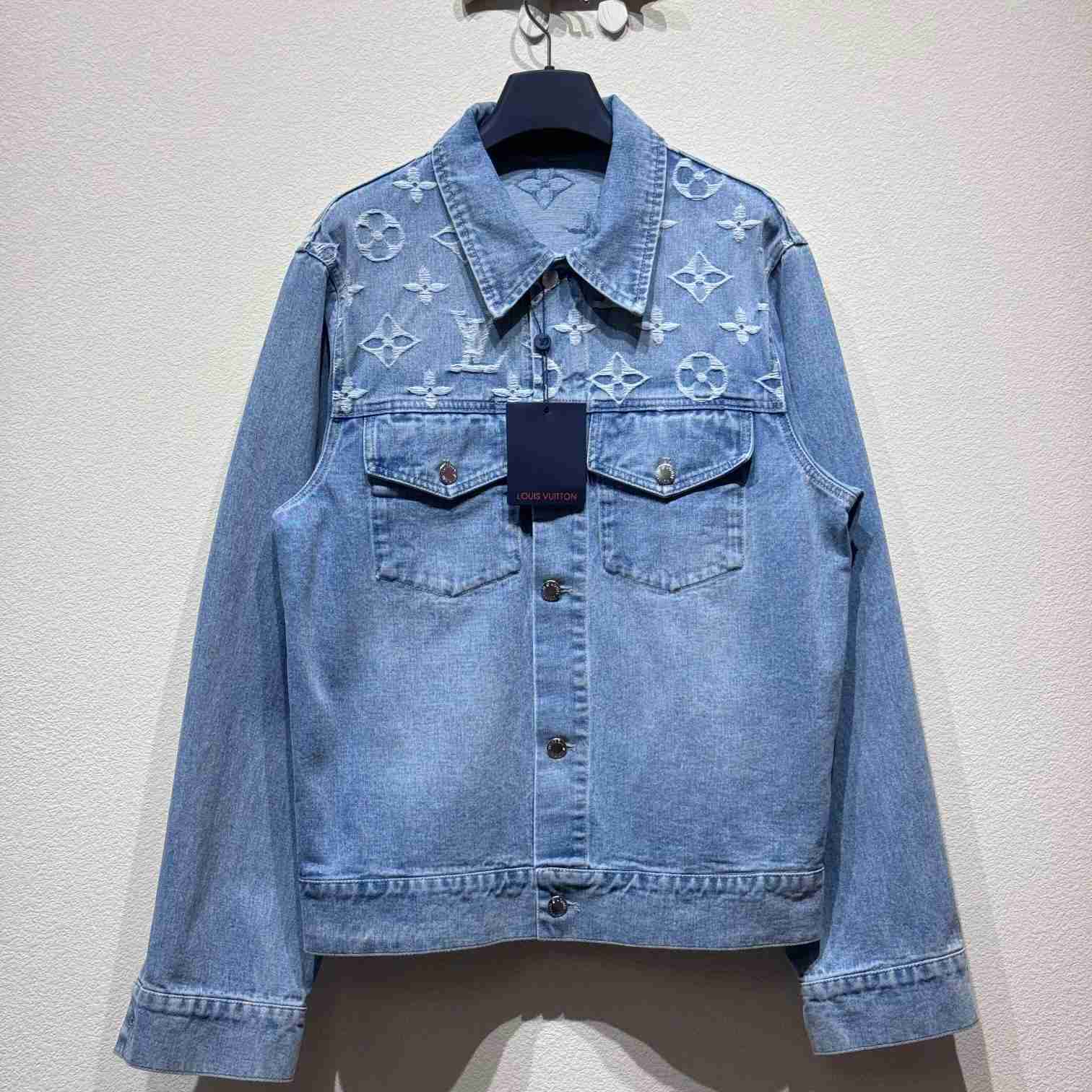 Louis Vuitton Denim Trucker Jacket  1AGING - FashionPlug