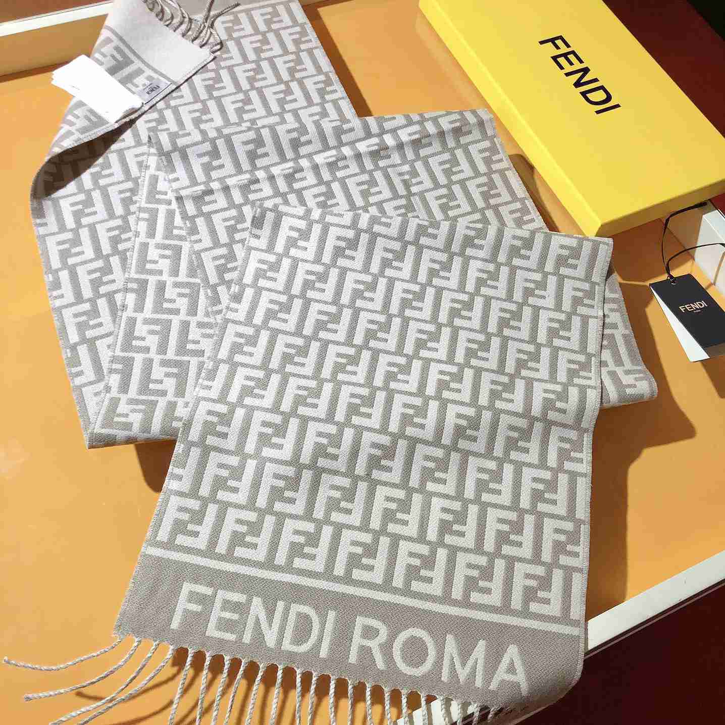 Fendi Wool Scarf  - FashionPlug