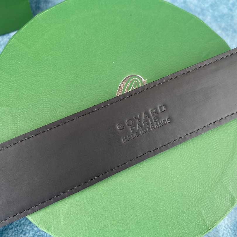 Goyard Paris Leather Mens Belt - FashionPlug
