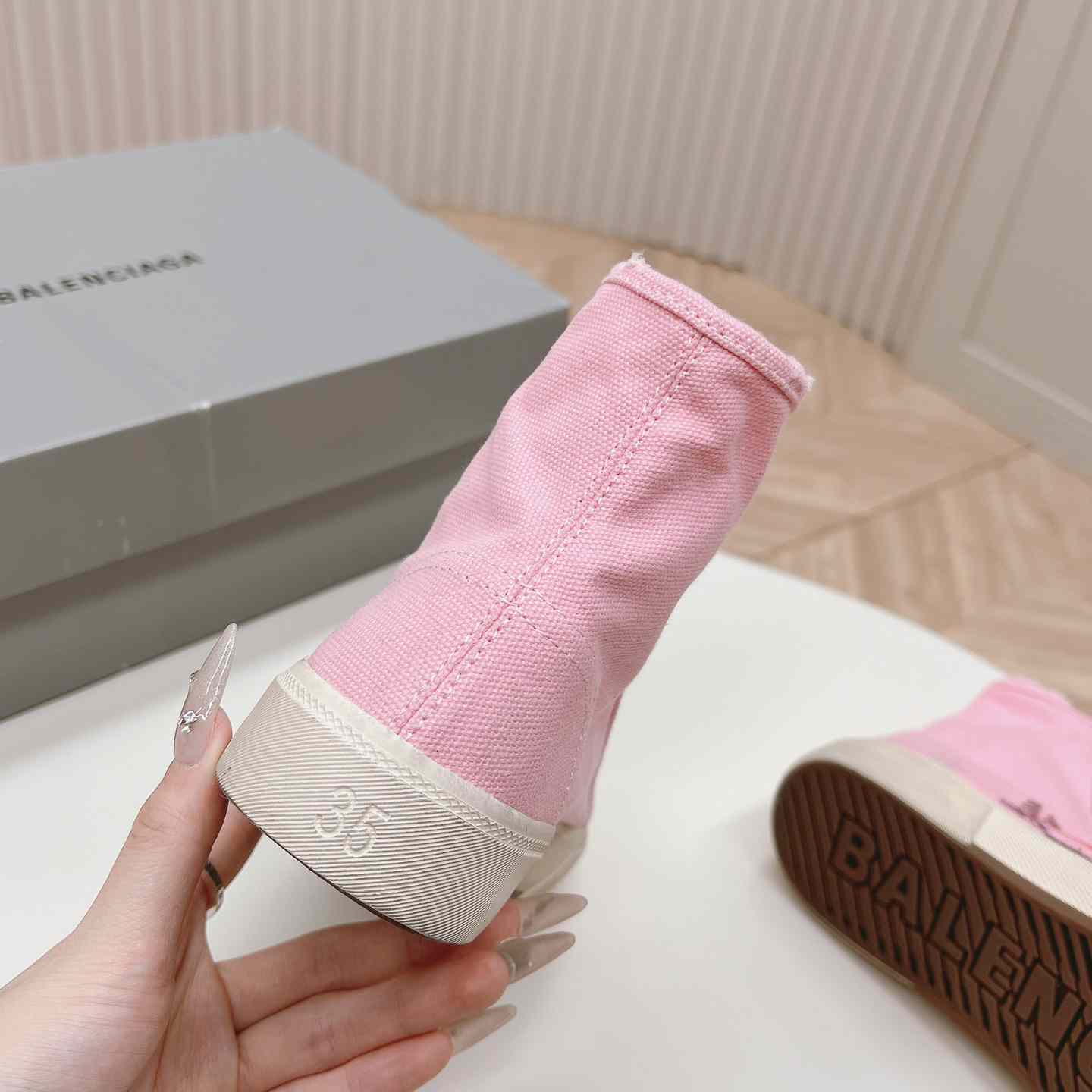 Balenciaga Paris High Top Sneakers - FashionPlug