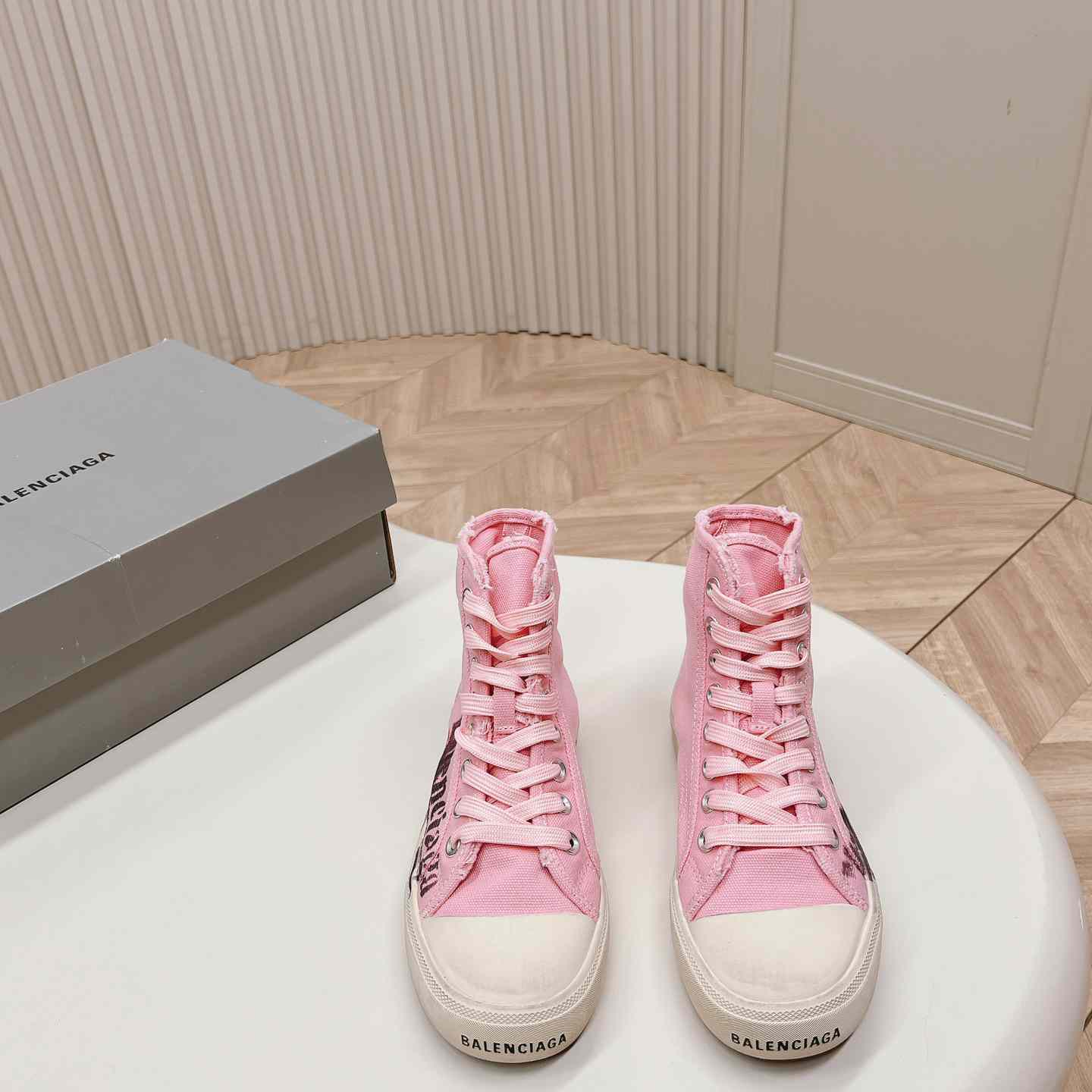 Balenciaga Paris High Top Sneakers - FashionPlug